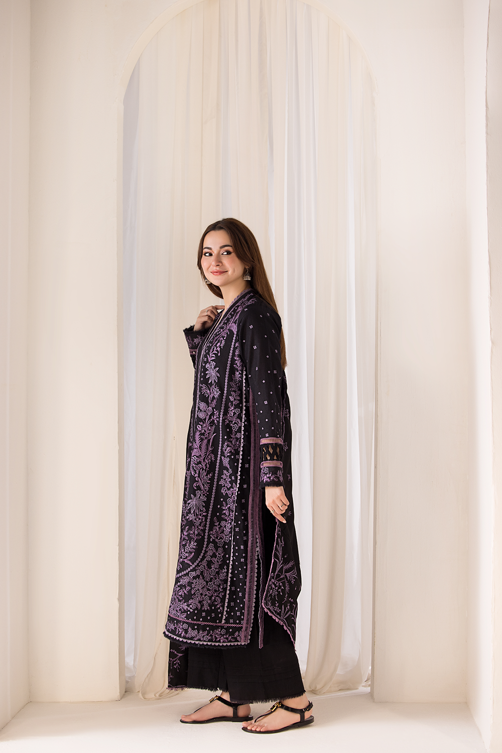 SOBIA NAZIR | UNSTITCHED LAWN EMBROIDERED 3PC