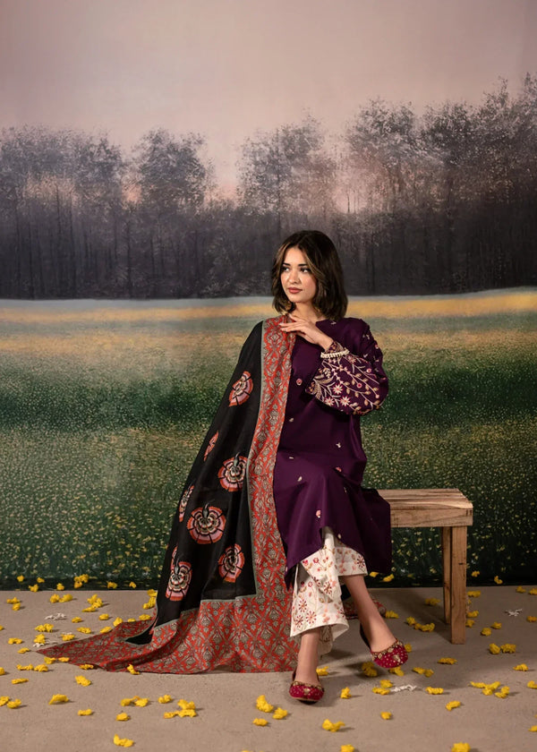 URGE | PURPLE | UNSTITCHED LAWN 3PC