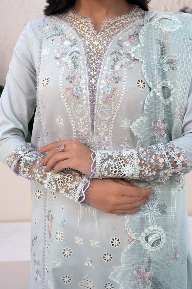 QALAMKAR | LUNE | UNSTITCHED LAWN 3PC