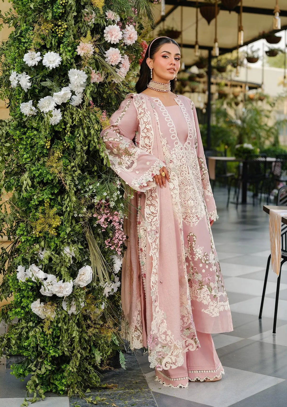 ELAF | OH MY ROSE | TEA PINK | UNSTITCHED LAWN 3PC
