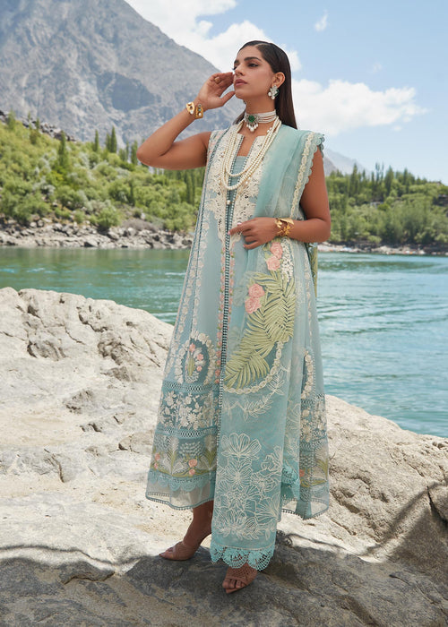 CRIMSON | Chikkankari Affair | UNSTITCHED LAWN EID 3PC COLLECTION