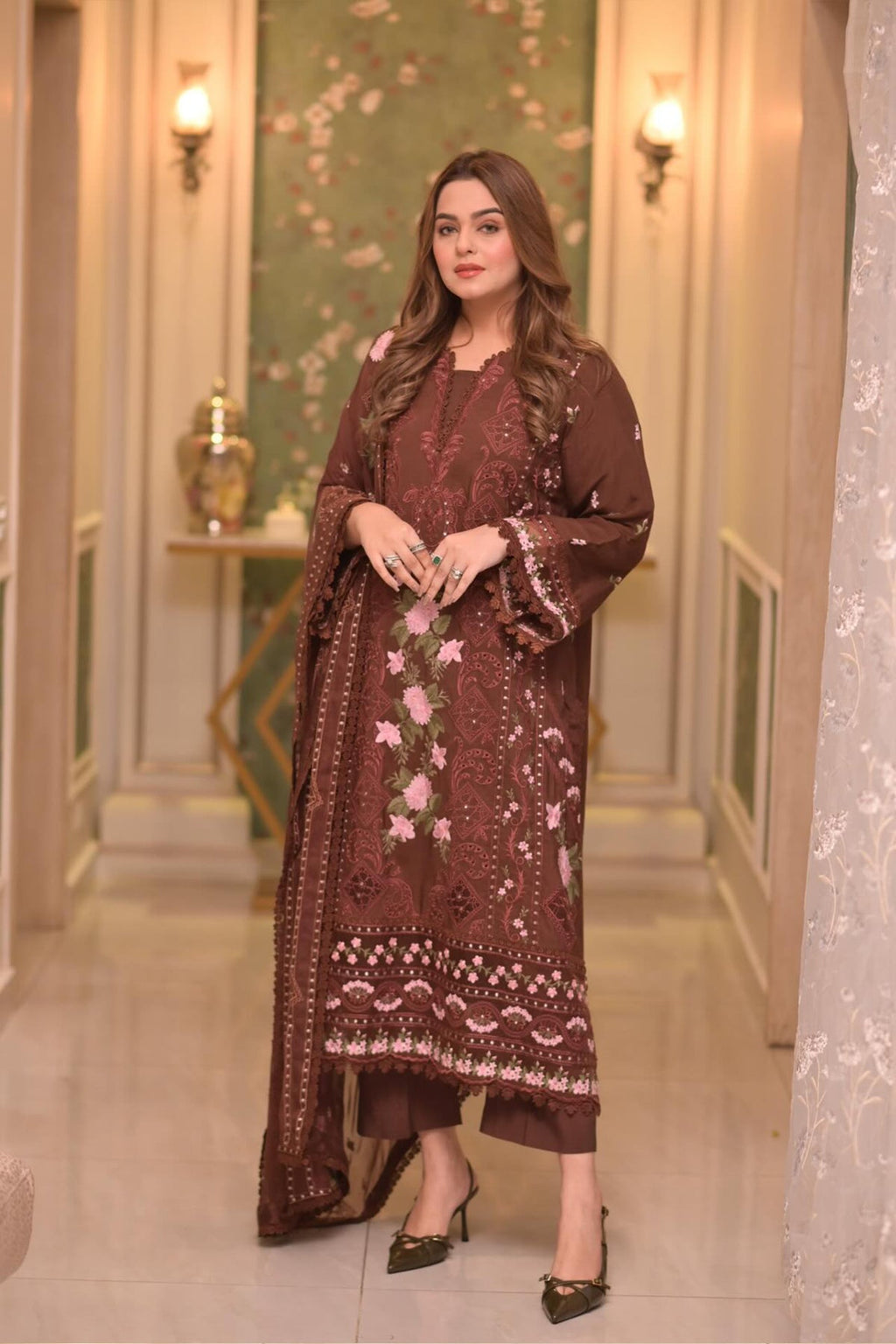 ANEELA’S | UNSTITCHED LAWN 3PC