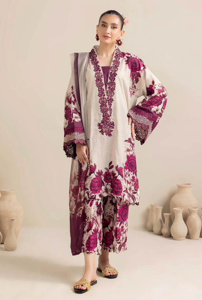 ADAN LIBAS | SUMMER |UNSTITCHED LAWN 3PC