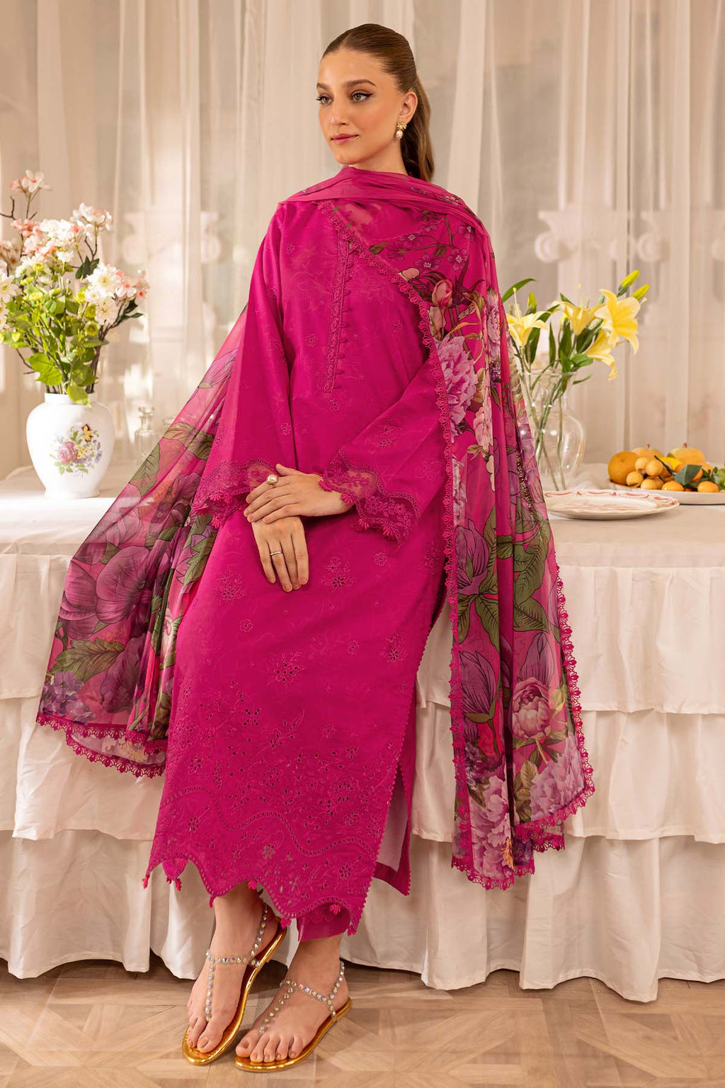 FARASHA | ASTER | UNSTITCHED LAWN 3PC