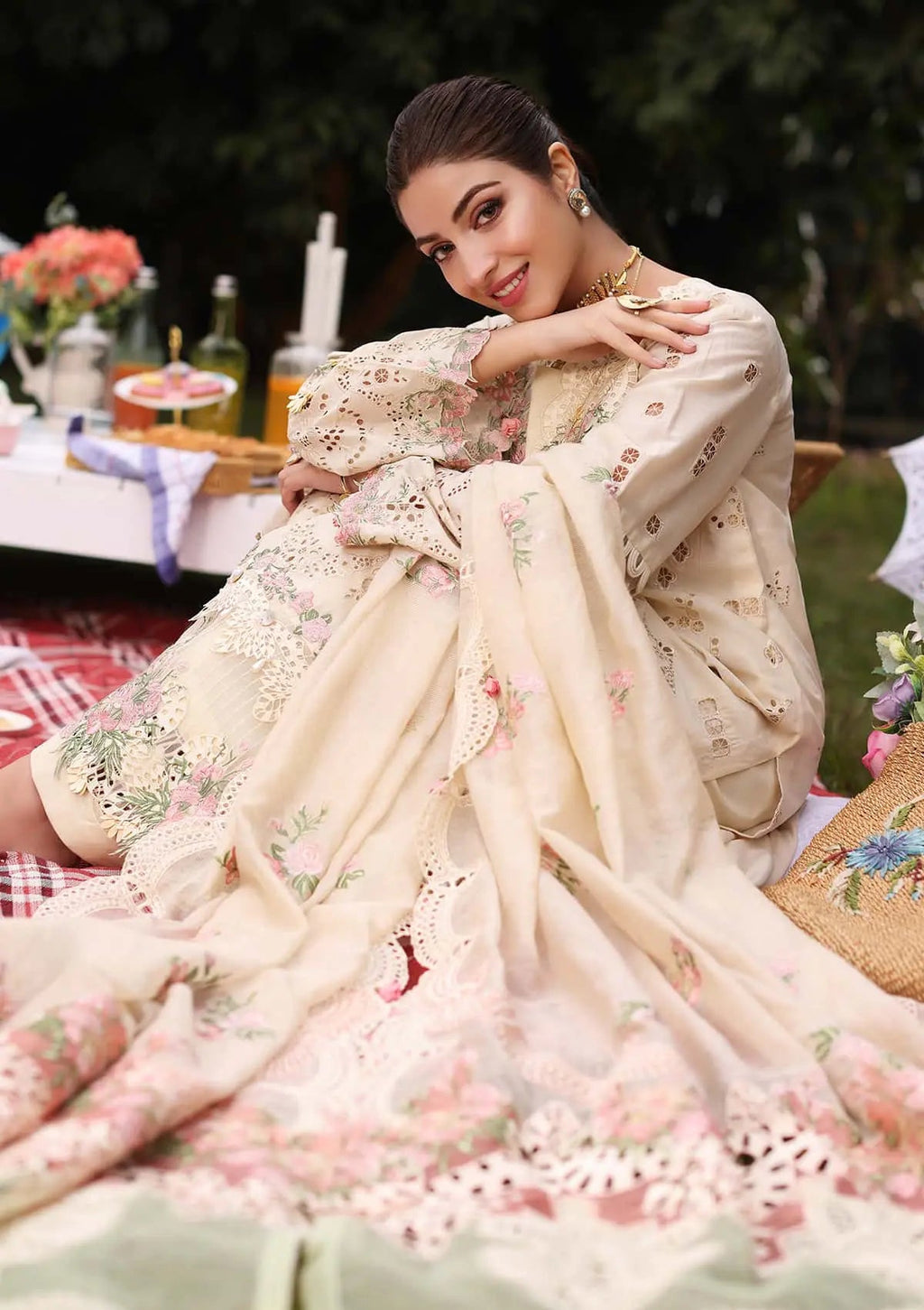 KAHF | SHIREEN | UNSTITCHED LAWN 3PC
