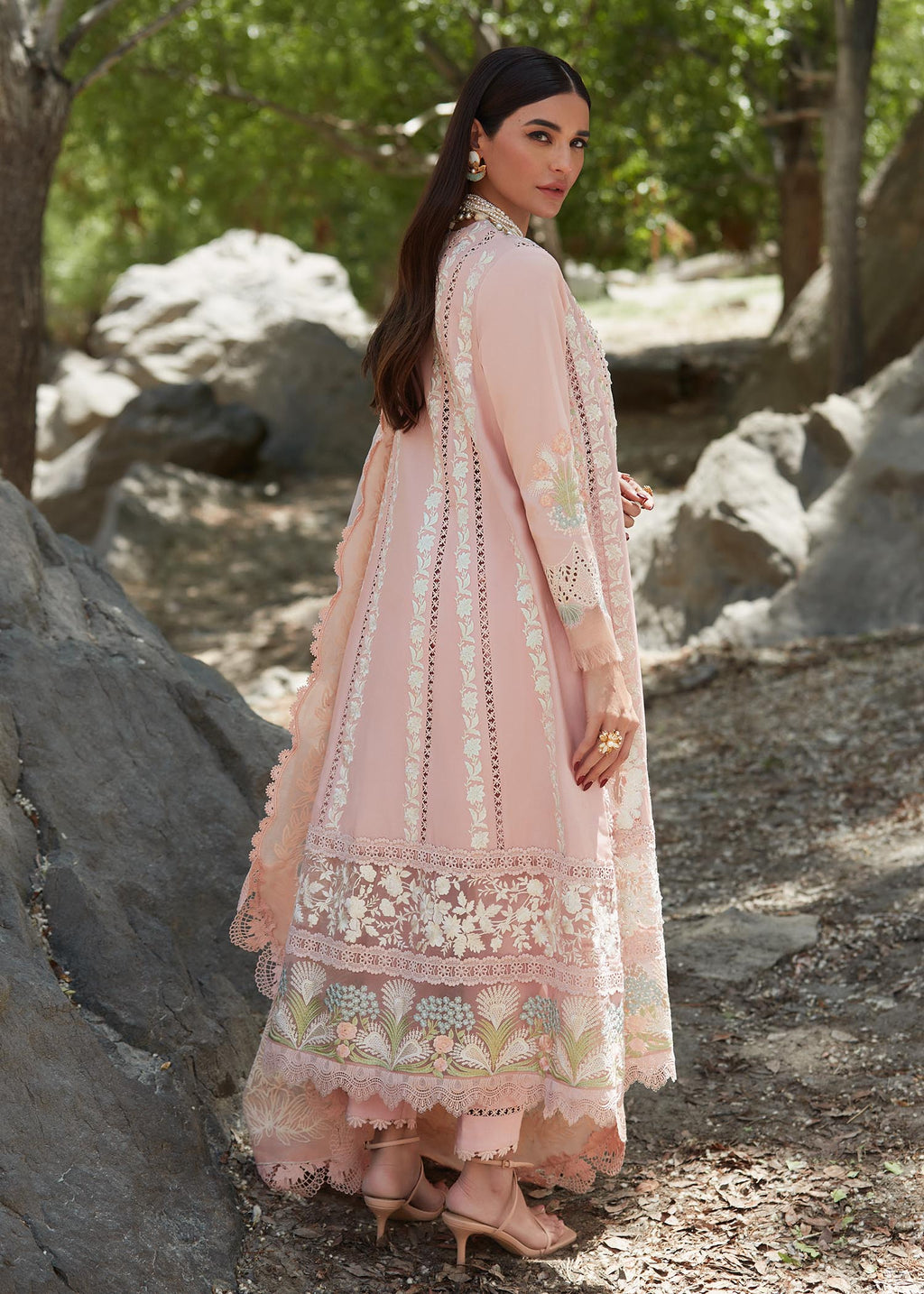 CRIMSON | Chikkankari Affair | UNSTITCHED LAWN EID 3PC COLLECTION