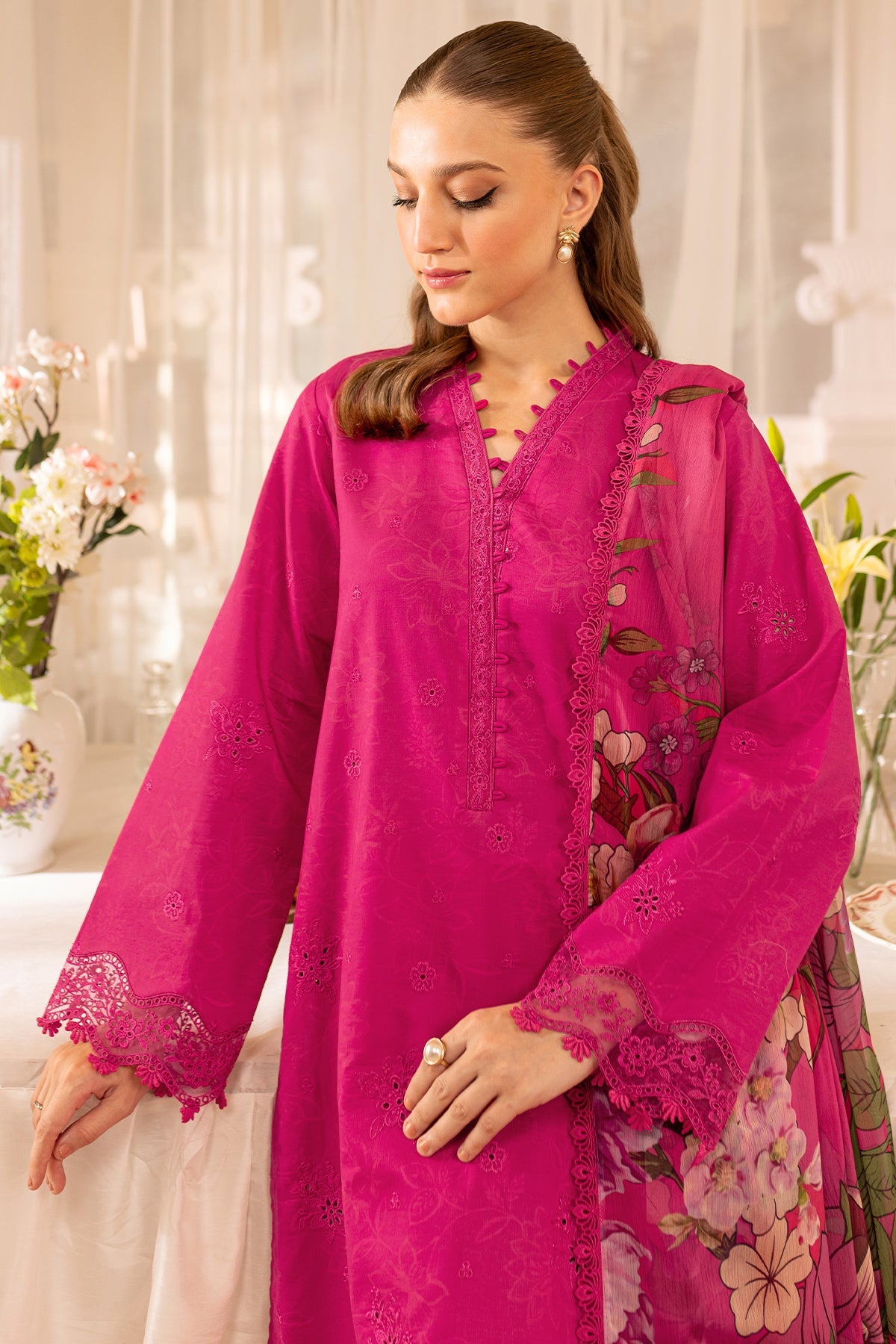 FARASHA | ASTER | UNSTITCHED LAWN 3PC