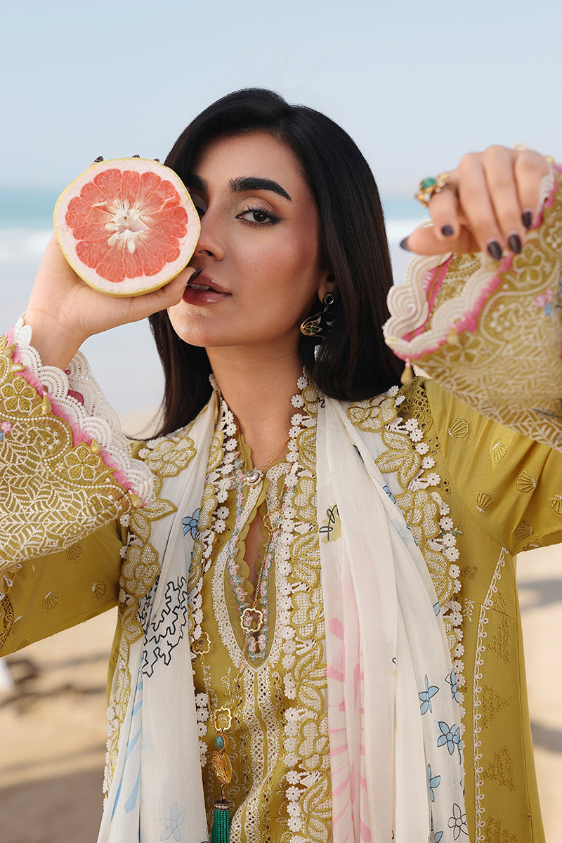 QALAMKAR | HIRA | UNSTITCHED LAWN 3PC