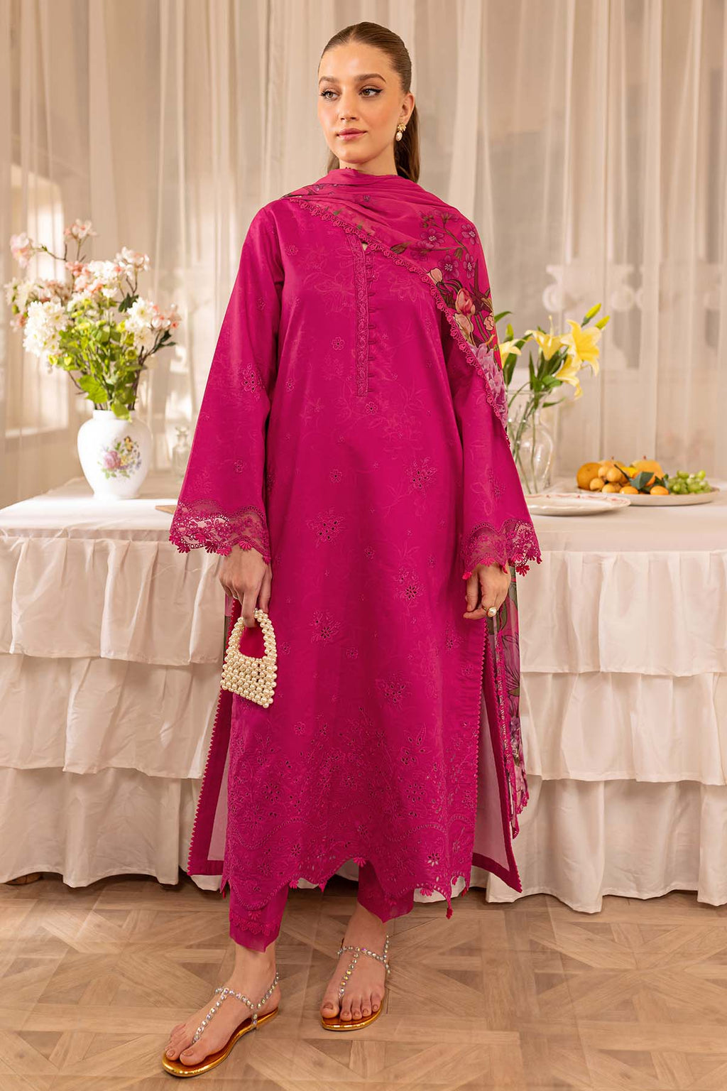 FARASHA | ASTER | UNSTITCHED LAWN 3PC