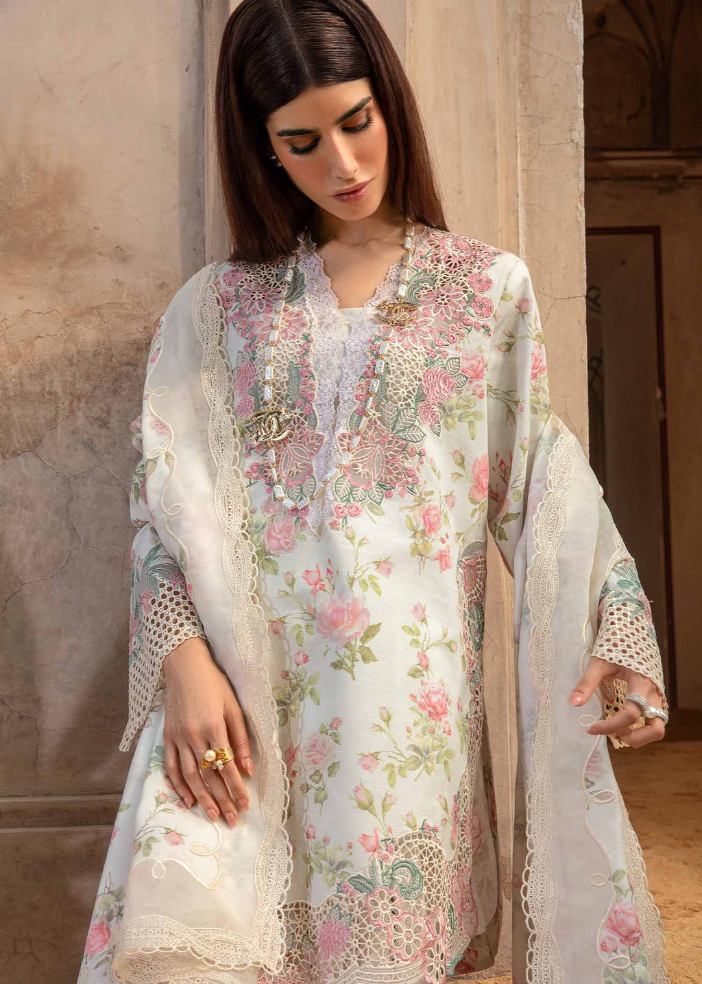 CRIMSON | A FLOWER NAMED PEACE | UNSTITCHED LAWN 3PC