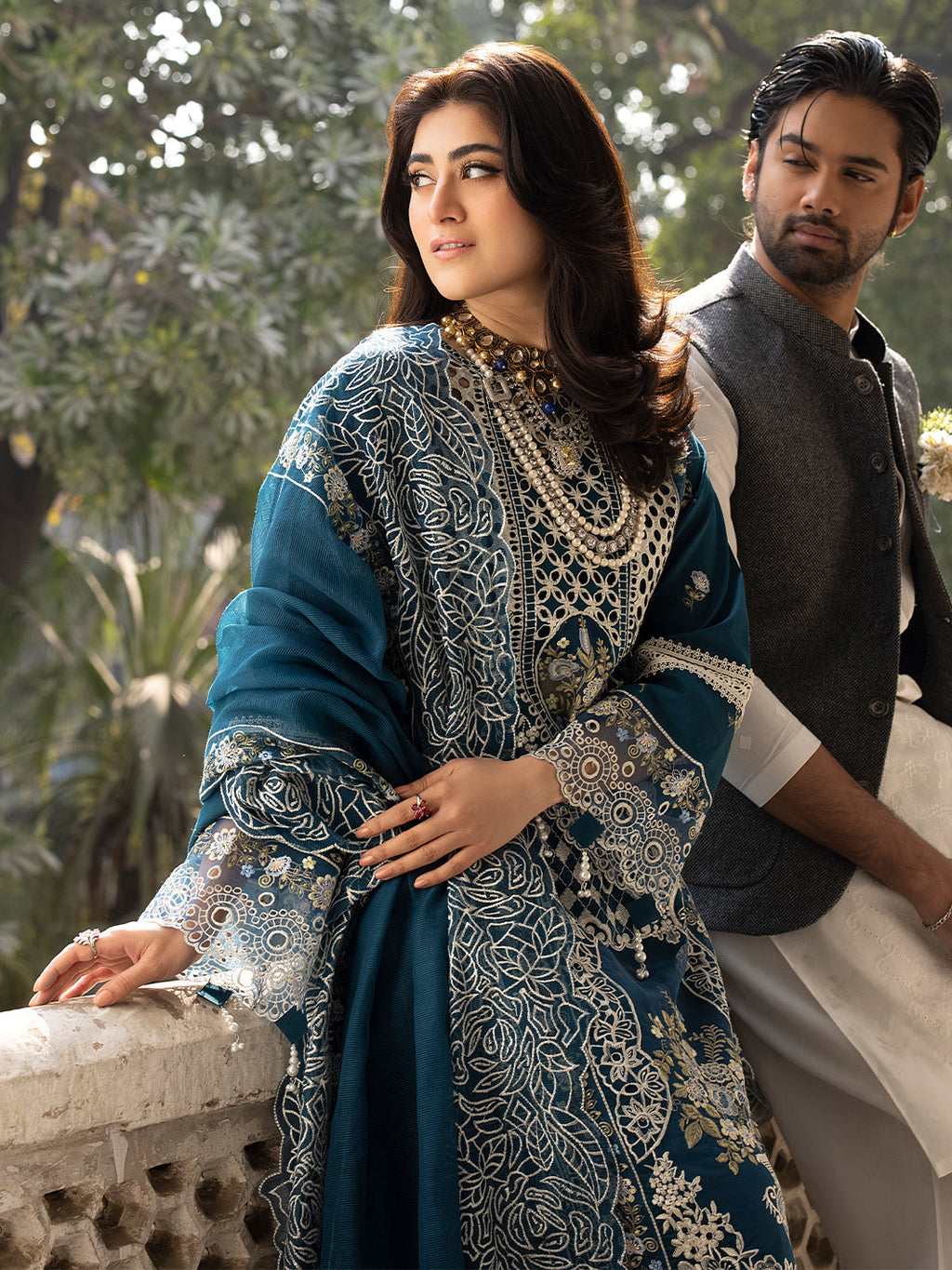 MAHNUR | SELENE | UNSTITCHED LAWN 3PC