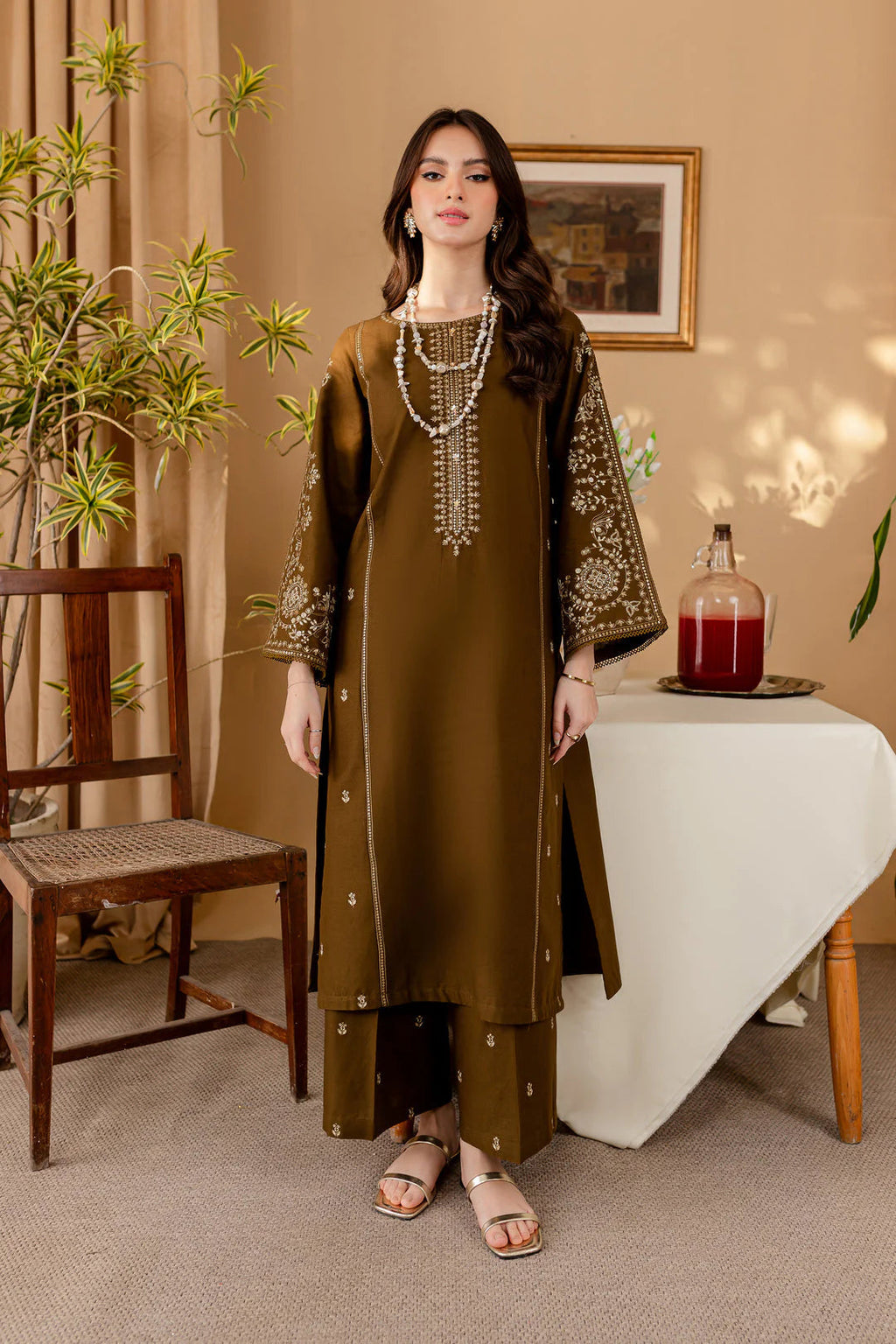 BATIK - 2PC LAWN EMBROIDERED SHIRT AND TROUSER