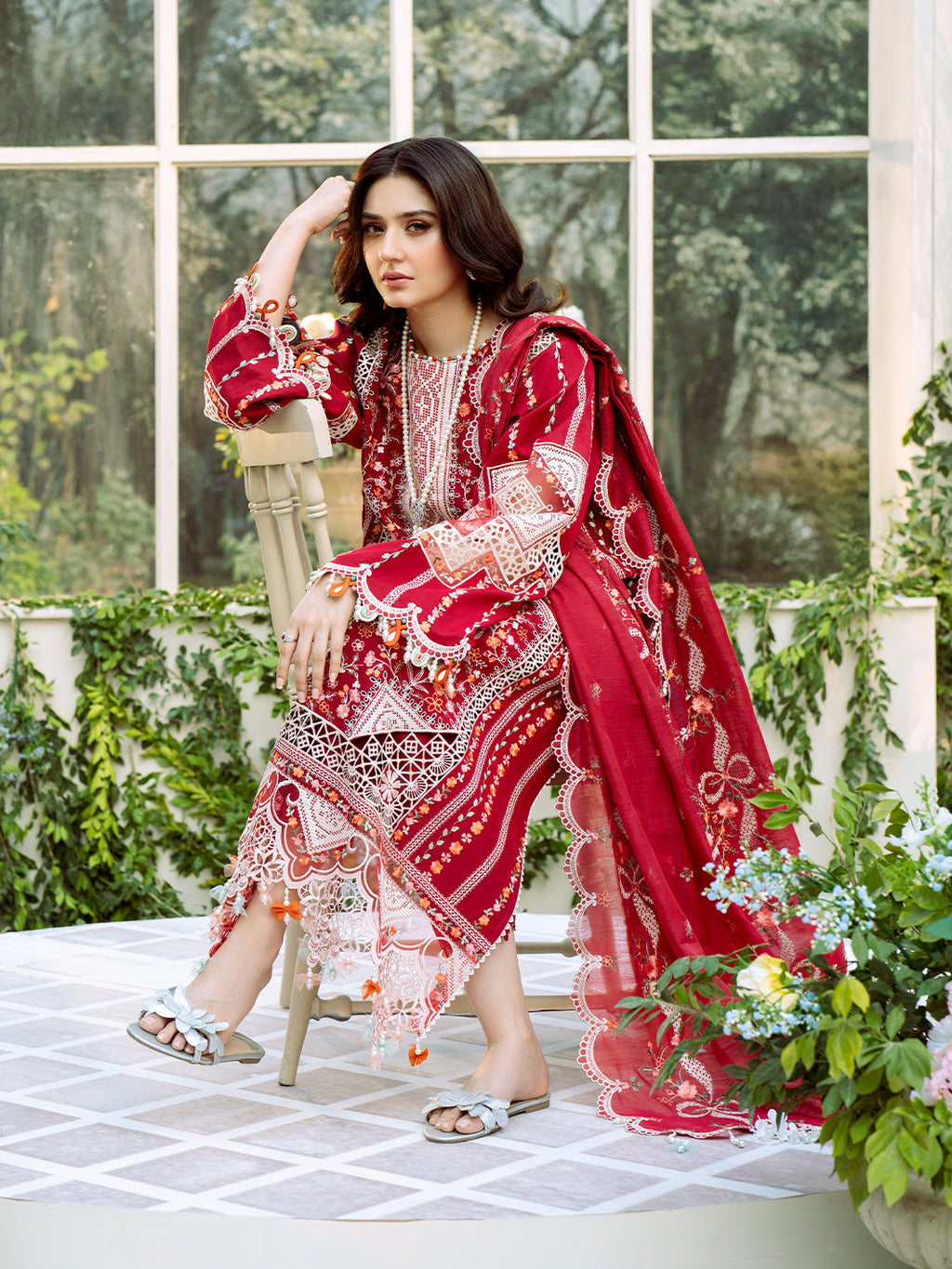 BIN ILYAS | UNSTITCHED LAWN 3PC