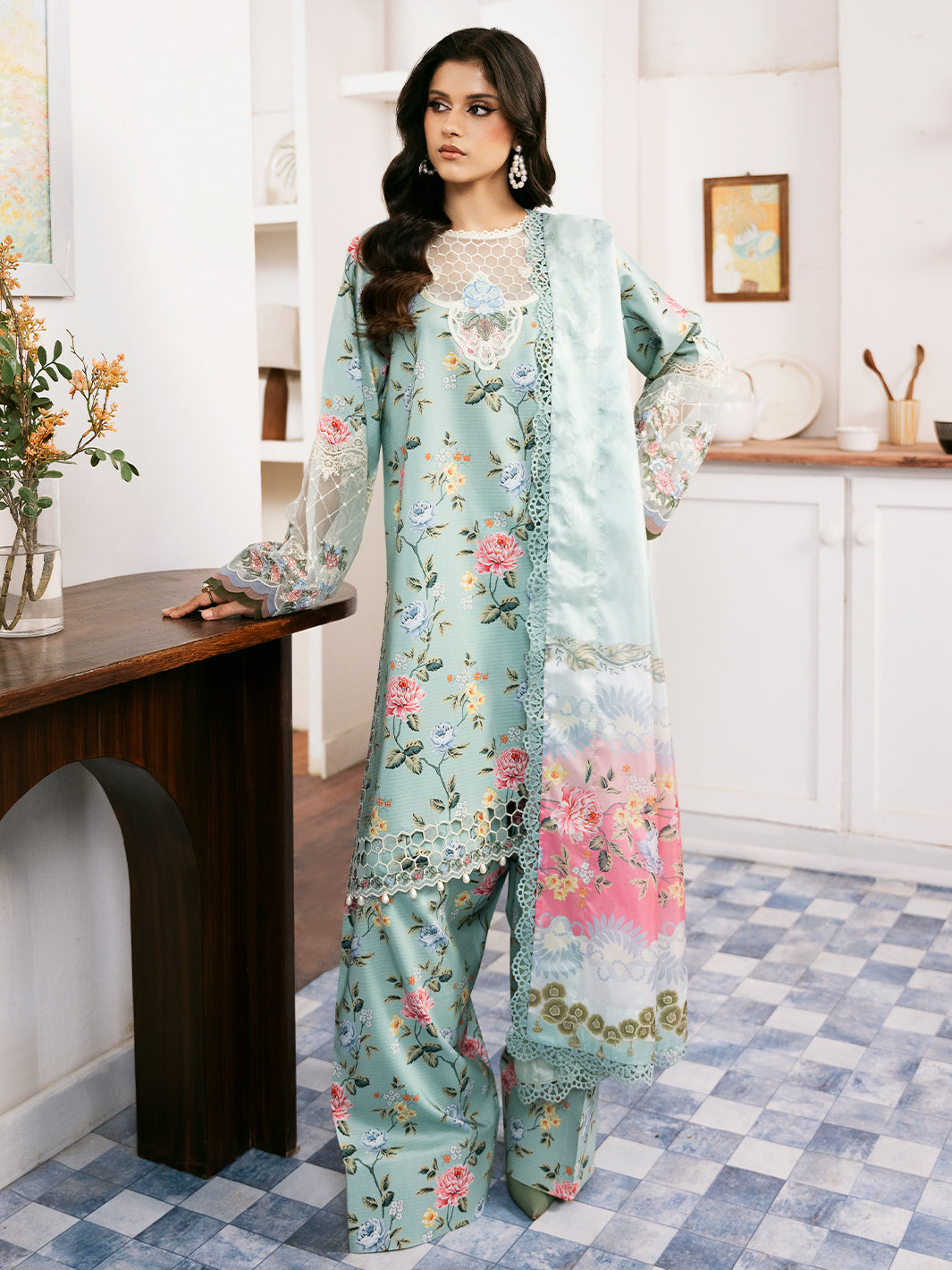 BIN ILYAS | UNSTITCHED SUMMER LAWN 3PC