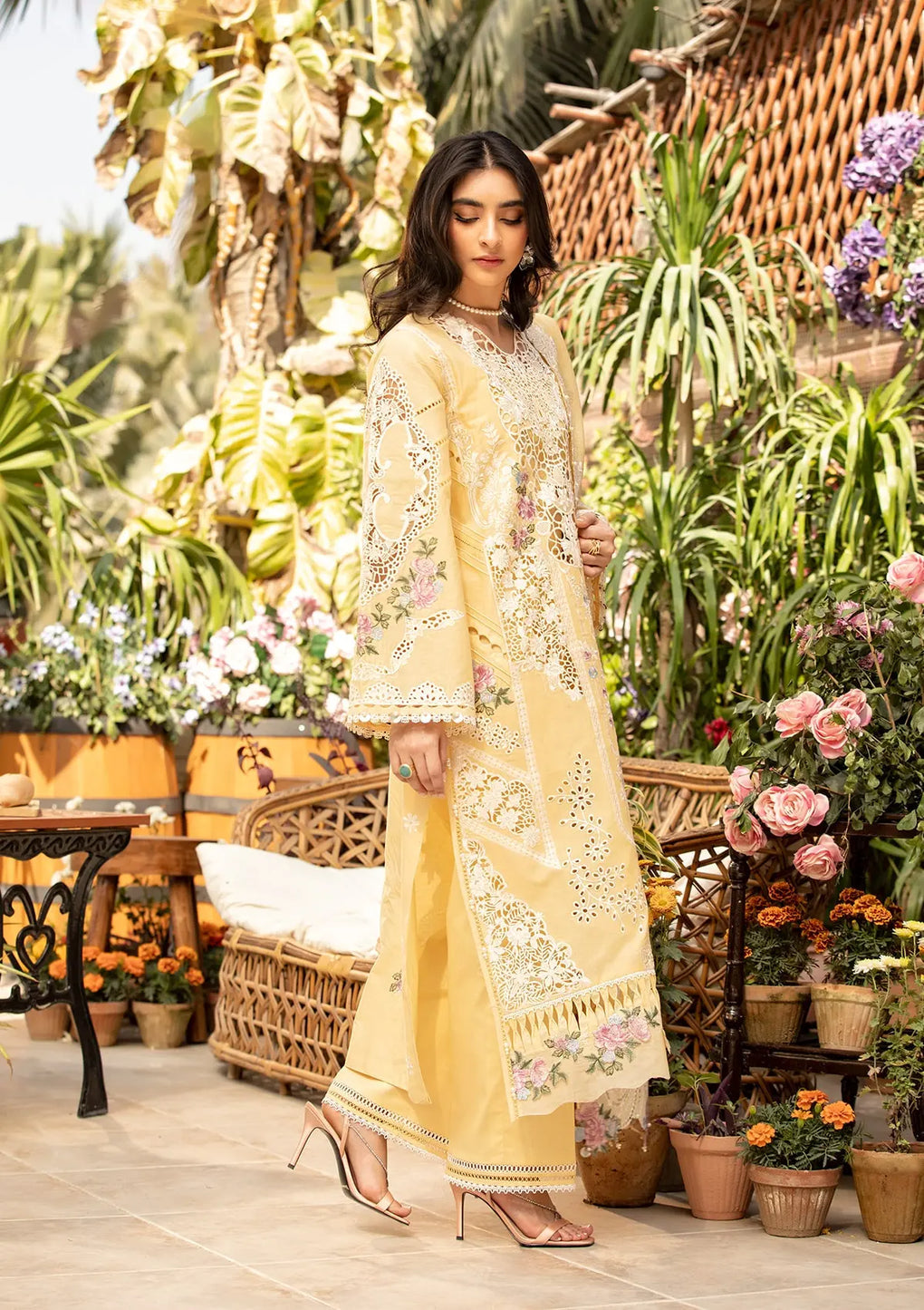ELAF | ROSHNE | UNSTITCHED LAWN 3PC