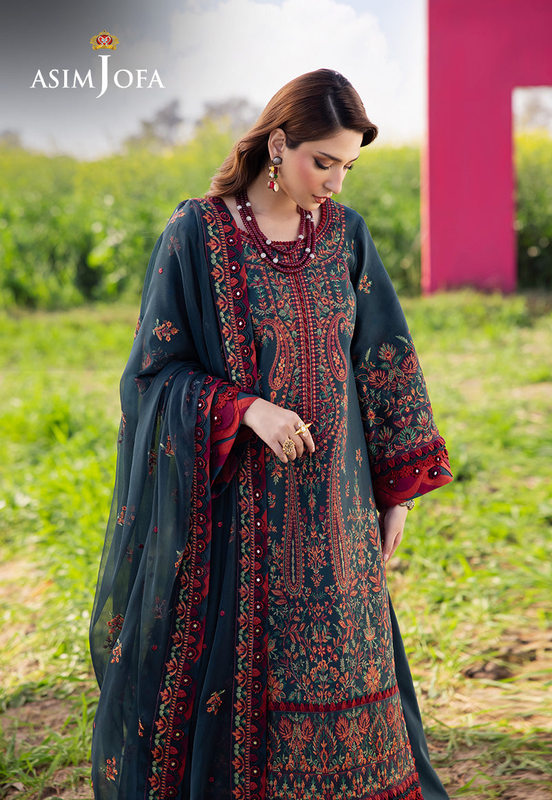 ASIM JOFA | AJELLD | UNSTITCHED LAWN 3PC
