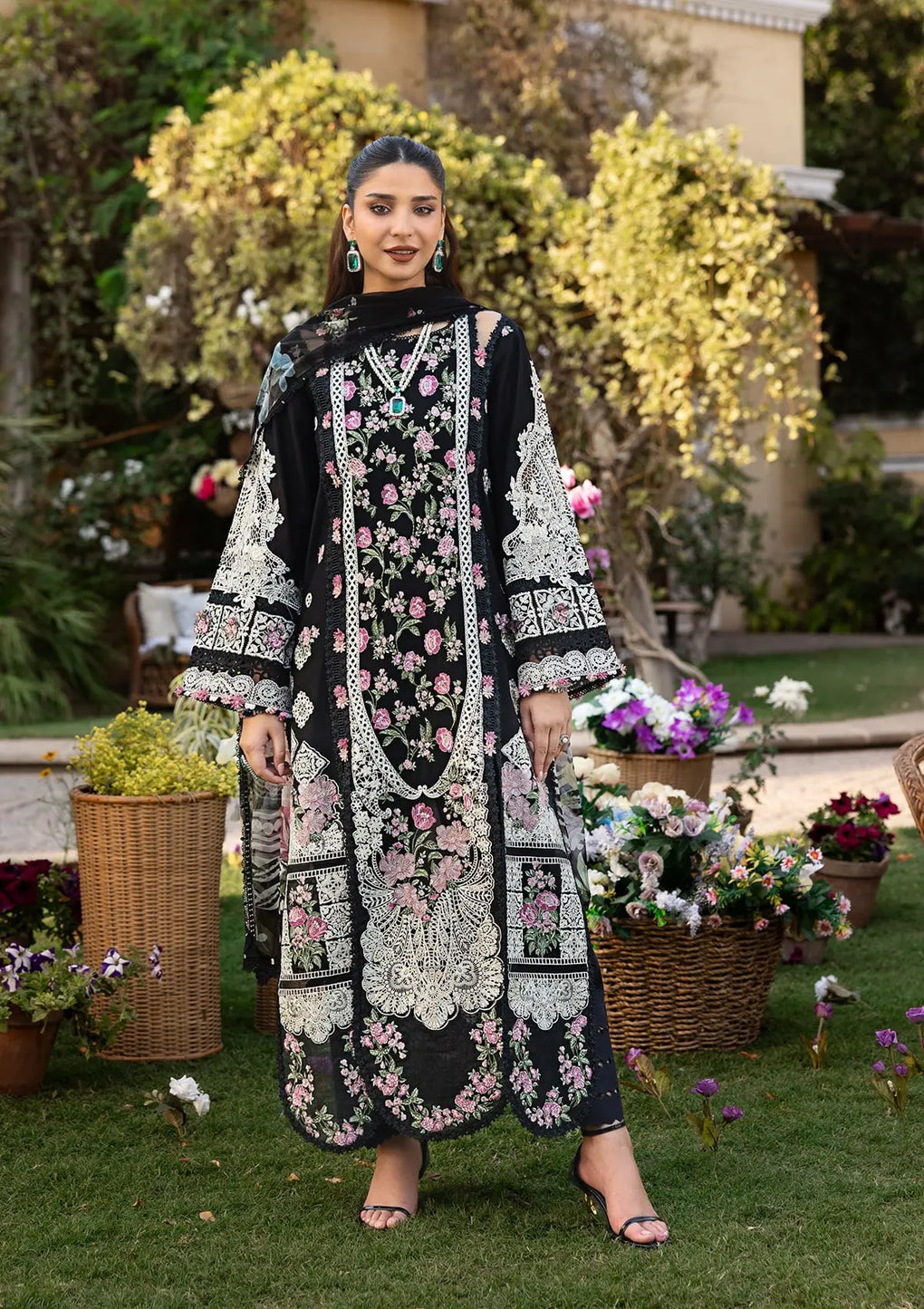 ELAF | MAHJABEEN | UNSTITCHED LAWN 3PC