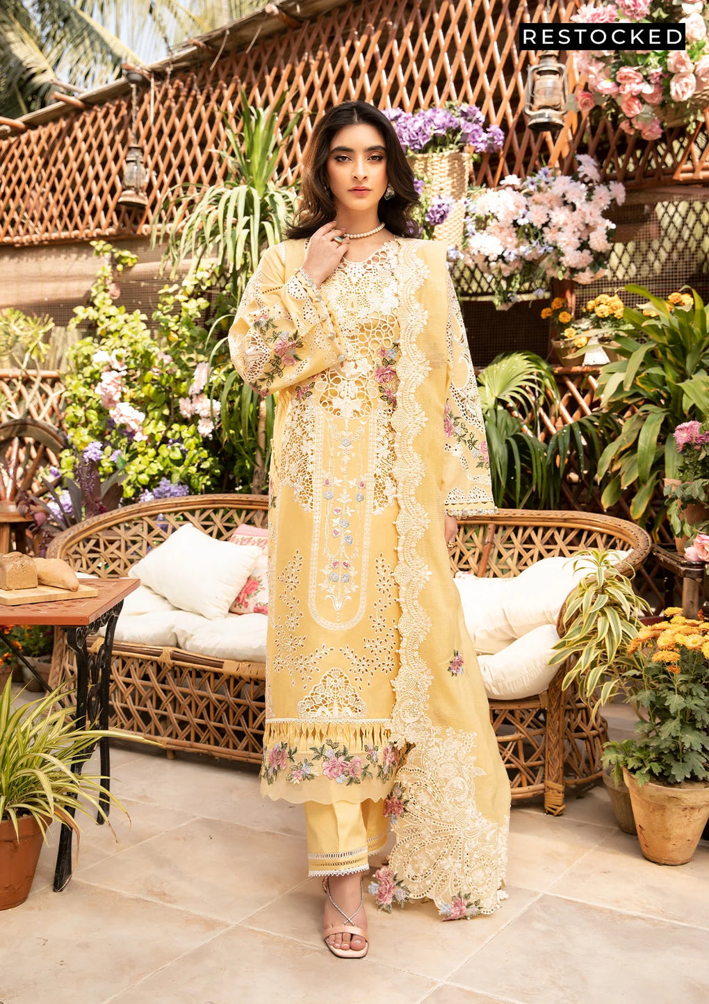 ELAF | ROSHNE | UNSTITCHED LAWN 3PC