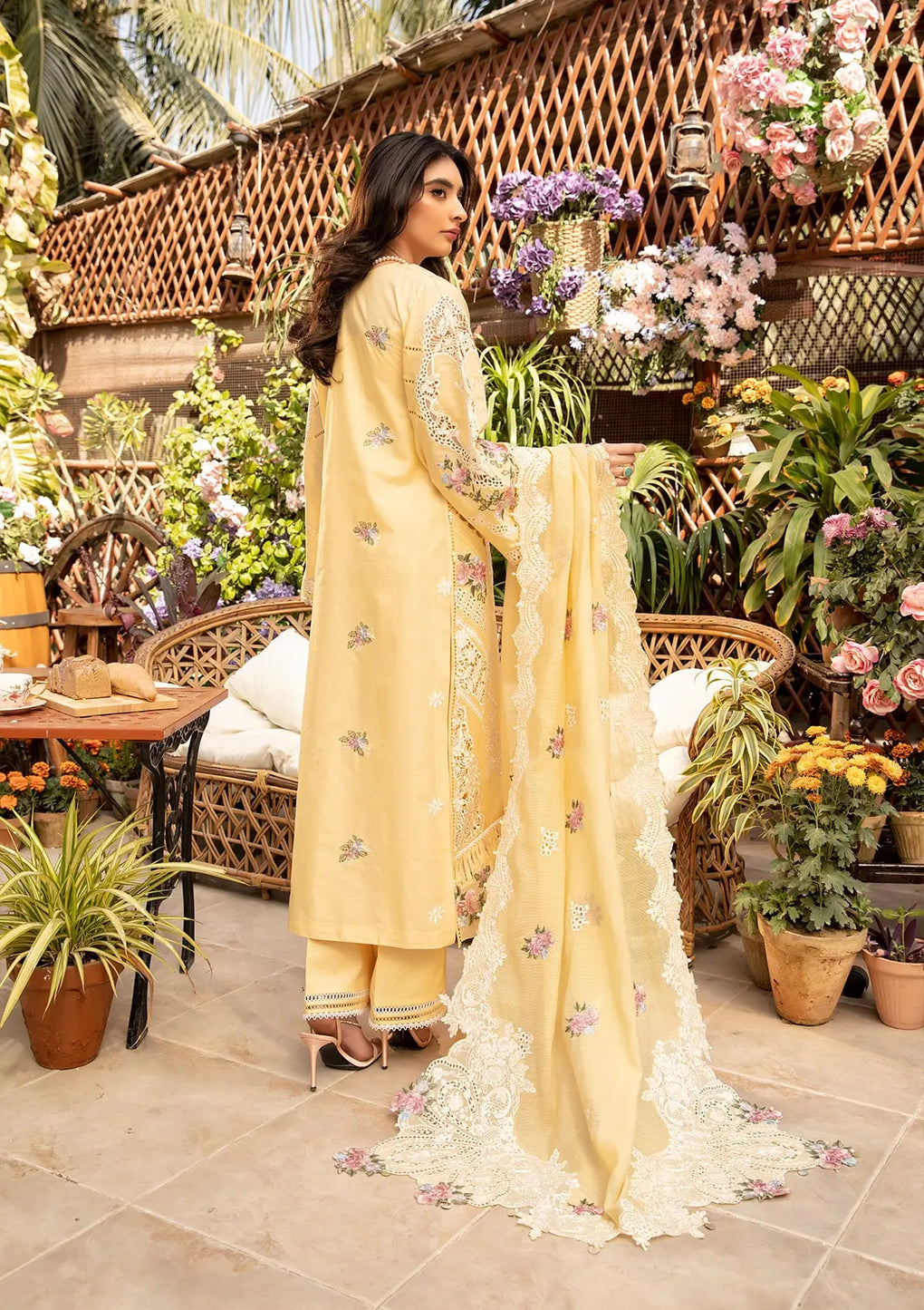 ELAF | ROSHNE | UNSTITCHED LAWN 3PC