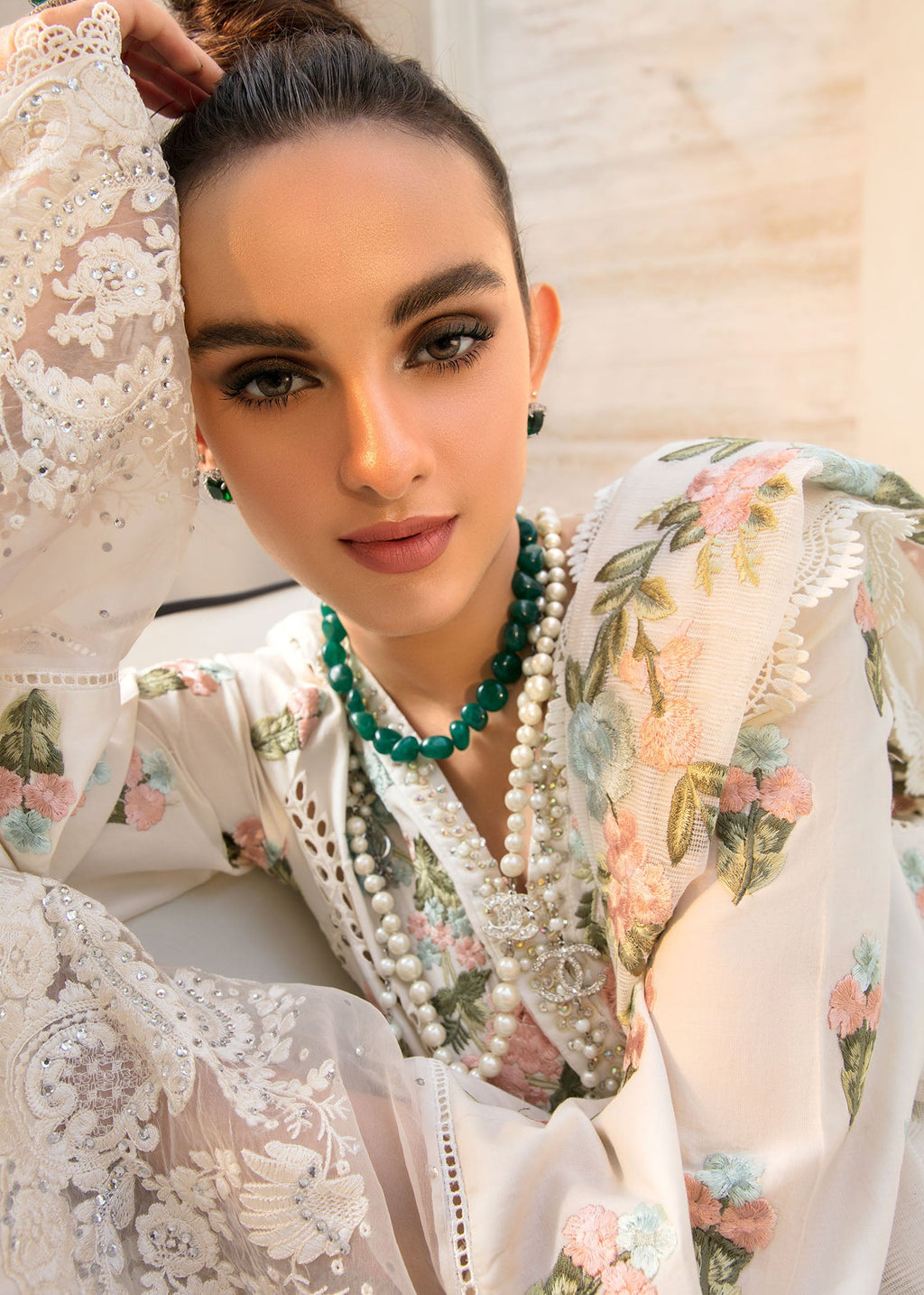 CRIMSON | Monsoon Blooms | UNSTITCHED LAWN 3PC