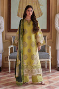 ELAF - 3PC LAWN EMBROIDERED SHIRT WITH PRINTED CHIFFON DUPATTA (WM-408)