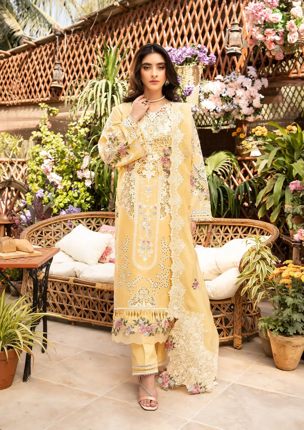 ELAF | ROSHNE | UNSTITCHED LAWN 3PC