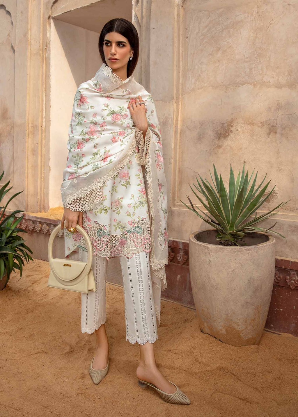 CRIMSON | A FLOWER NAMED PEACE | UNSTITCHED LAWN 3PC