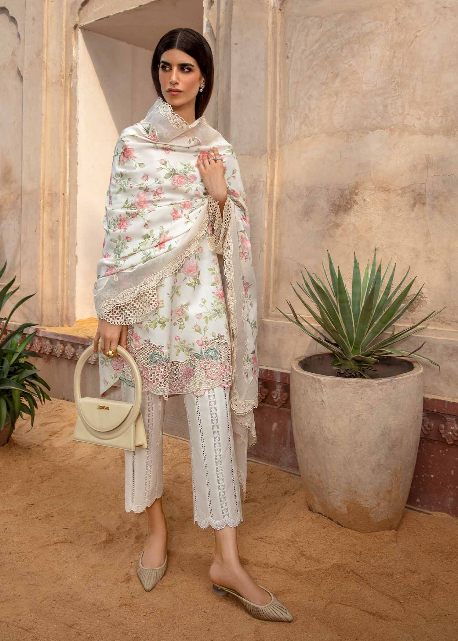 CRIMSON | A FLOWER NAMED PEACE | UNSTITCHED LAWN 3PC