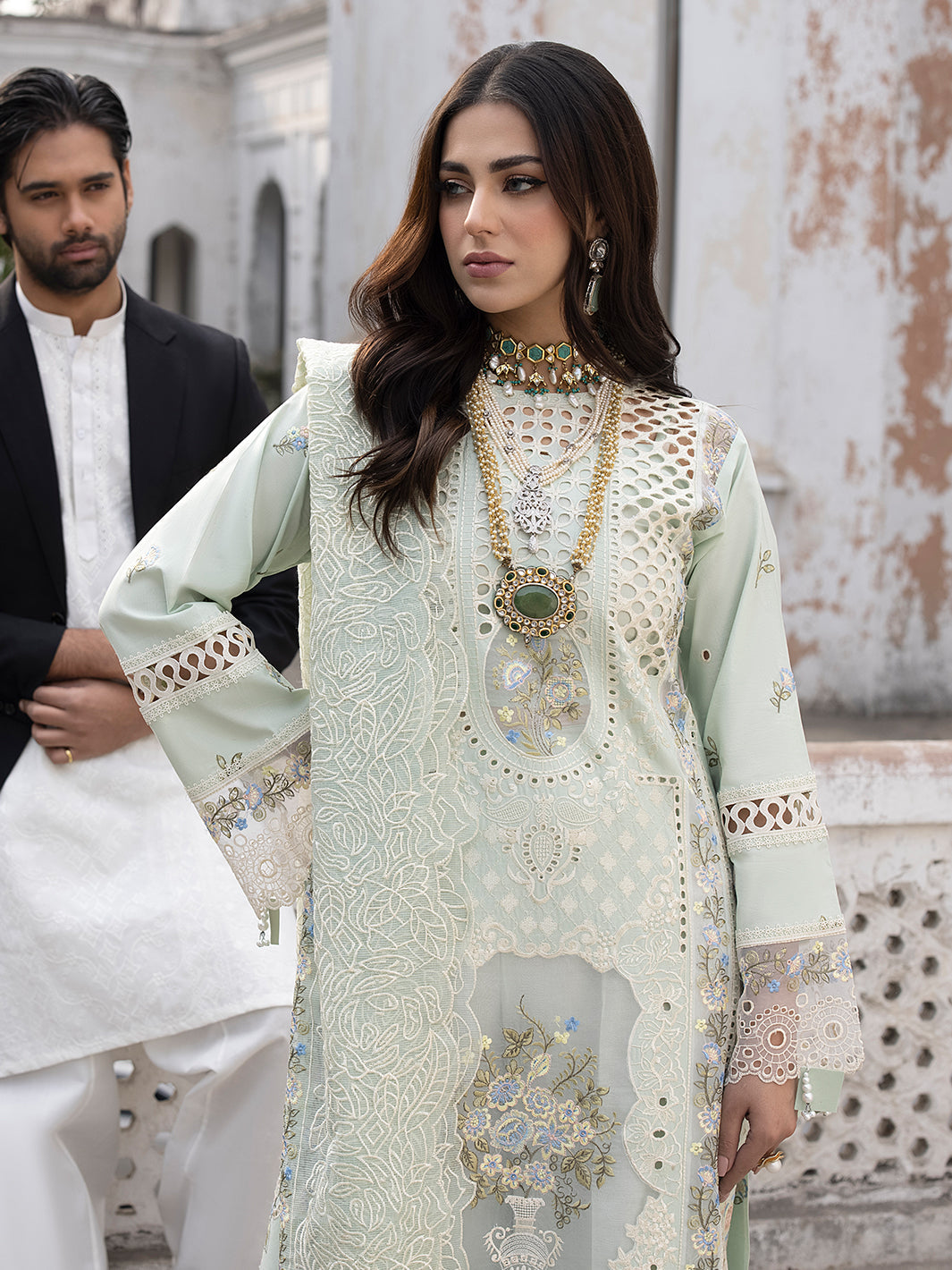 MAHNUR | SELINA | UNSTITCHED LAWN 3PC