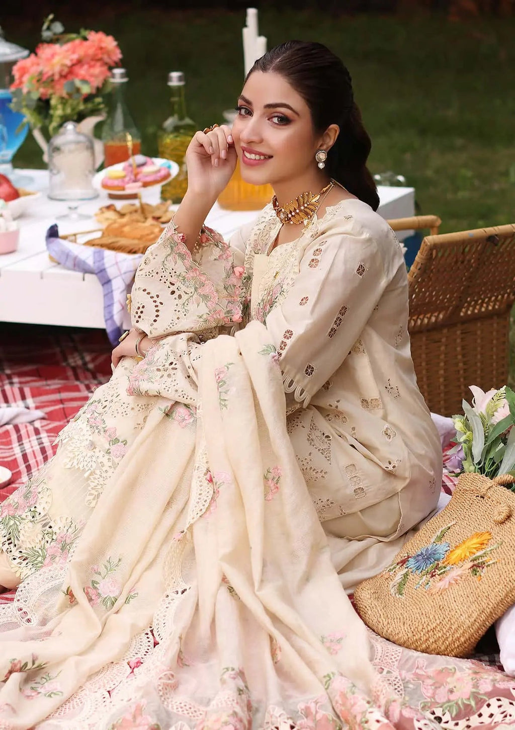 KAHF | SHIREEN | UNSTITCHED LAWN 3PC