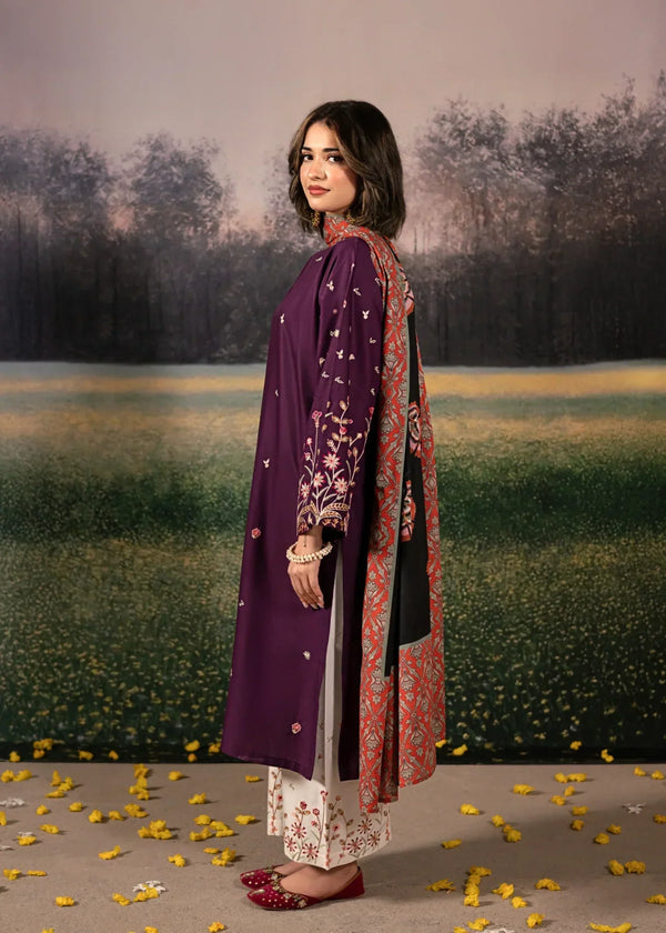URGE | PURPLE | UNSTITCHED LAWN 3PC
