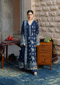 KAHF | AZURE BLUE | UNSTITCHED LAWN 3PC