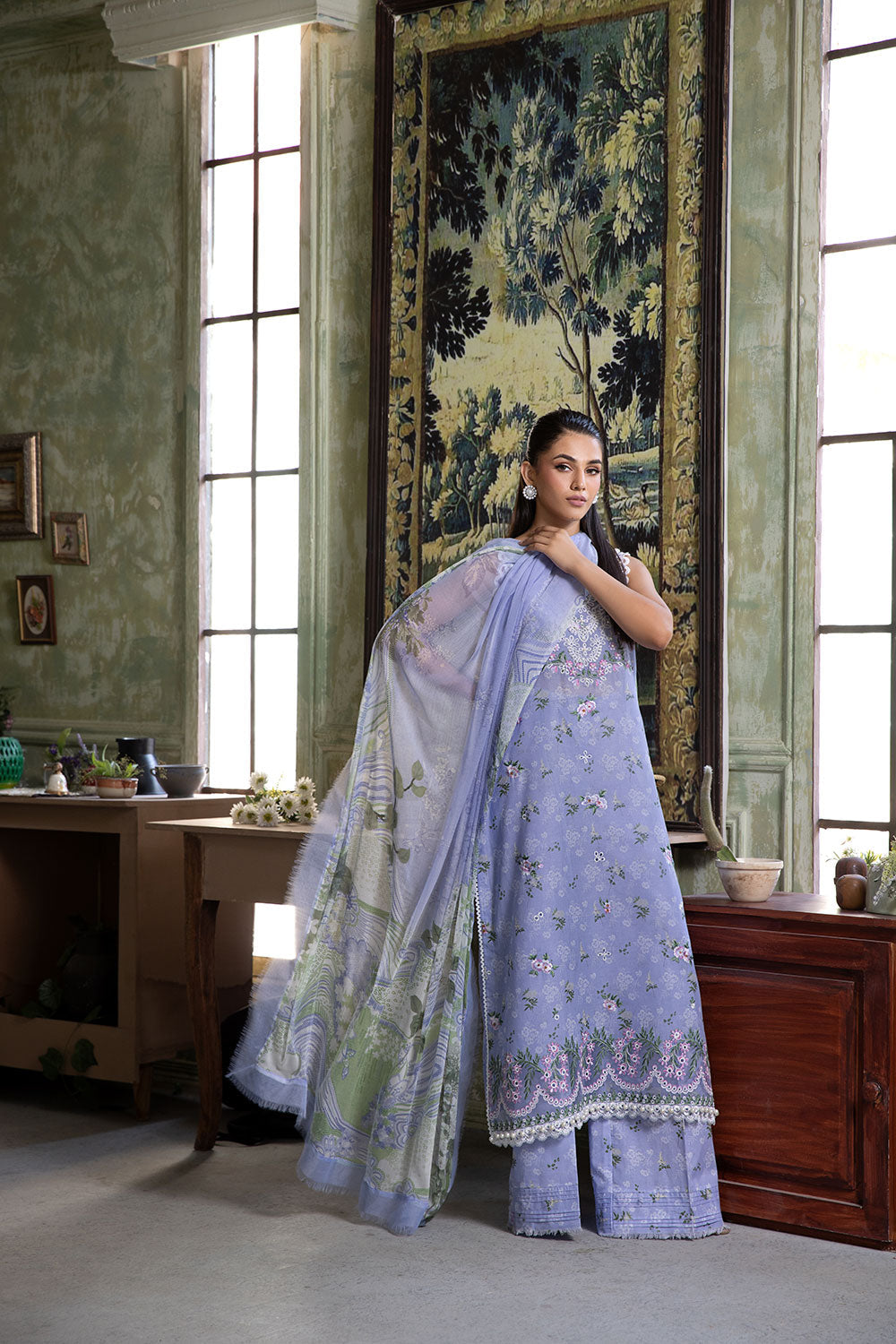 SOBIA NAZIR | VITAL B| UNSTITCHED LAWN 3PC