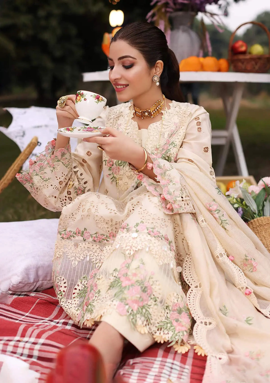 KAHF | SHIREEN | UNSTITCHED LAWN 3PC