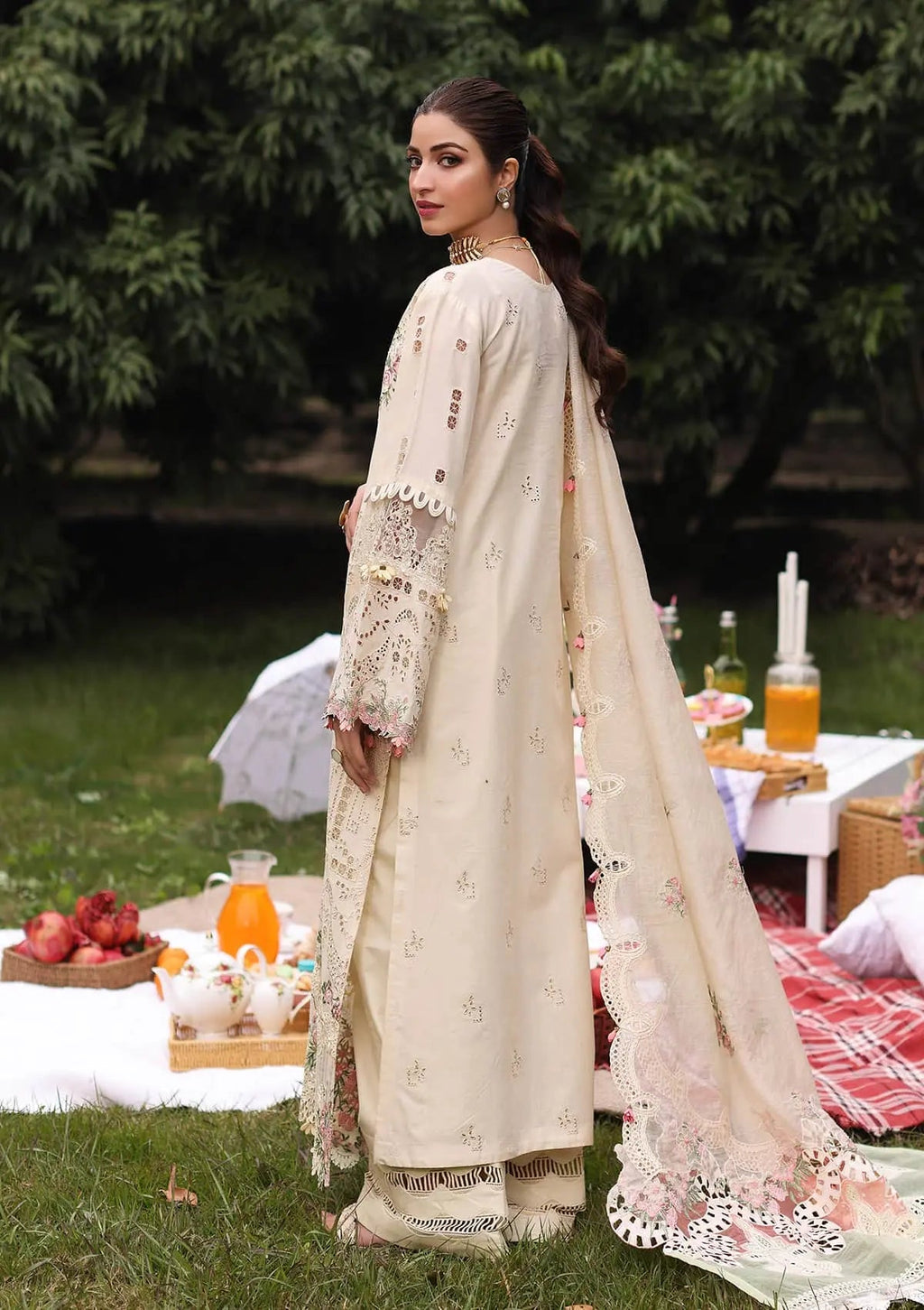 KAHF | SHIREEN | UNSTITCHED LAWN 3PC