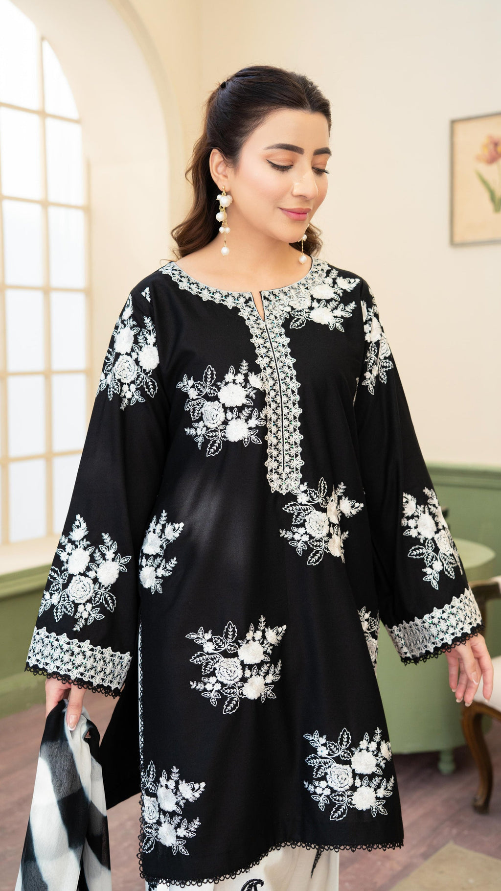 ZARA SHAHJAHAN  | MONOCHROME | UNSTITCHED LAWN 3PC
