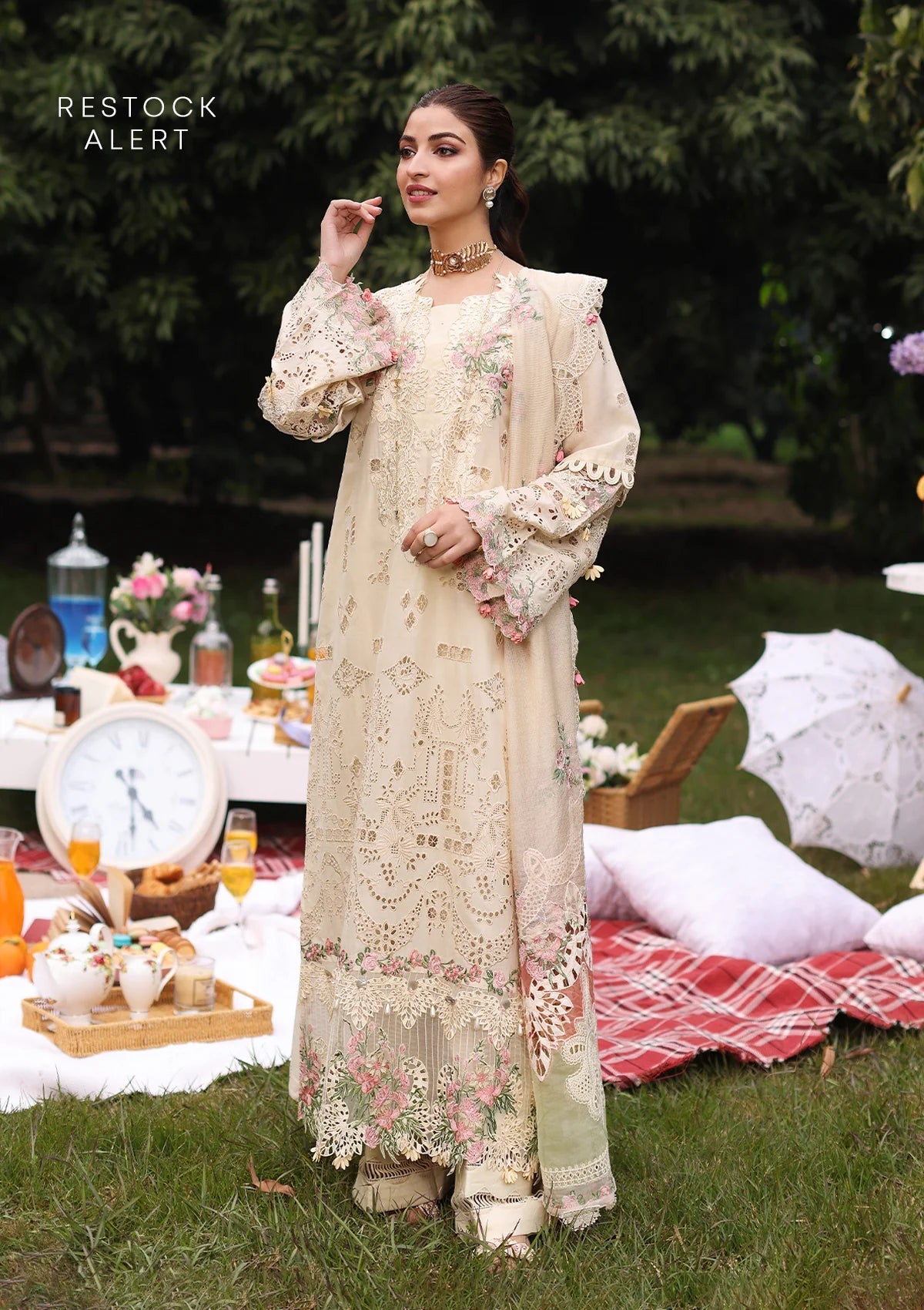 KAHF | SHIREEN | UNSTITCHED LAWN 3PC