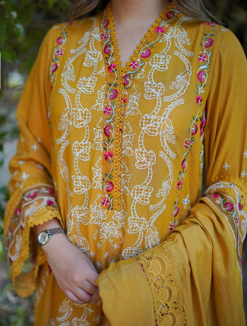 ANEELAS | UNSTITCHED LAWN 3PC