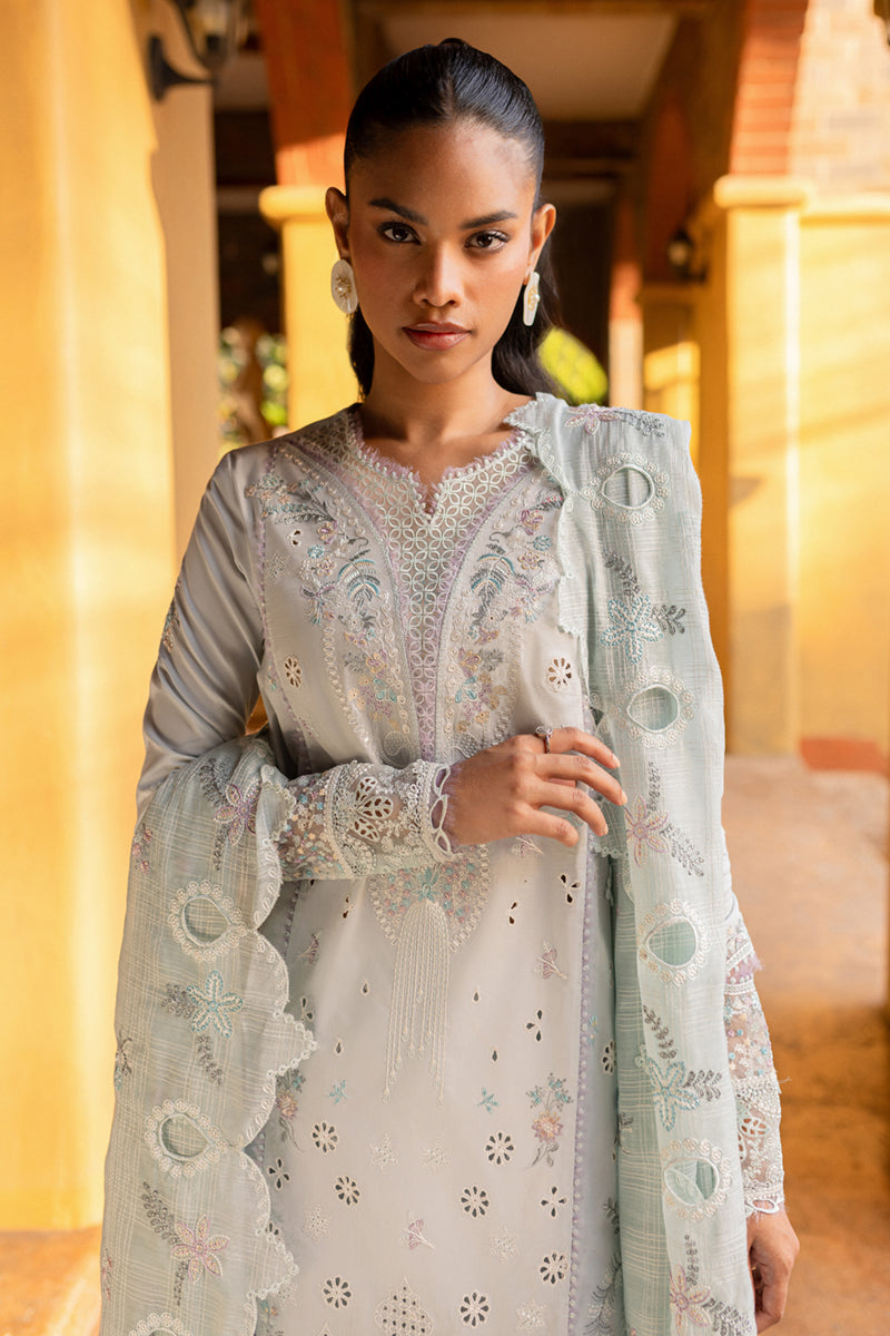 QALAMKAR | LUNE | UNSTITCHED LAWN 3PC