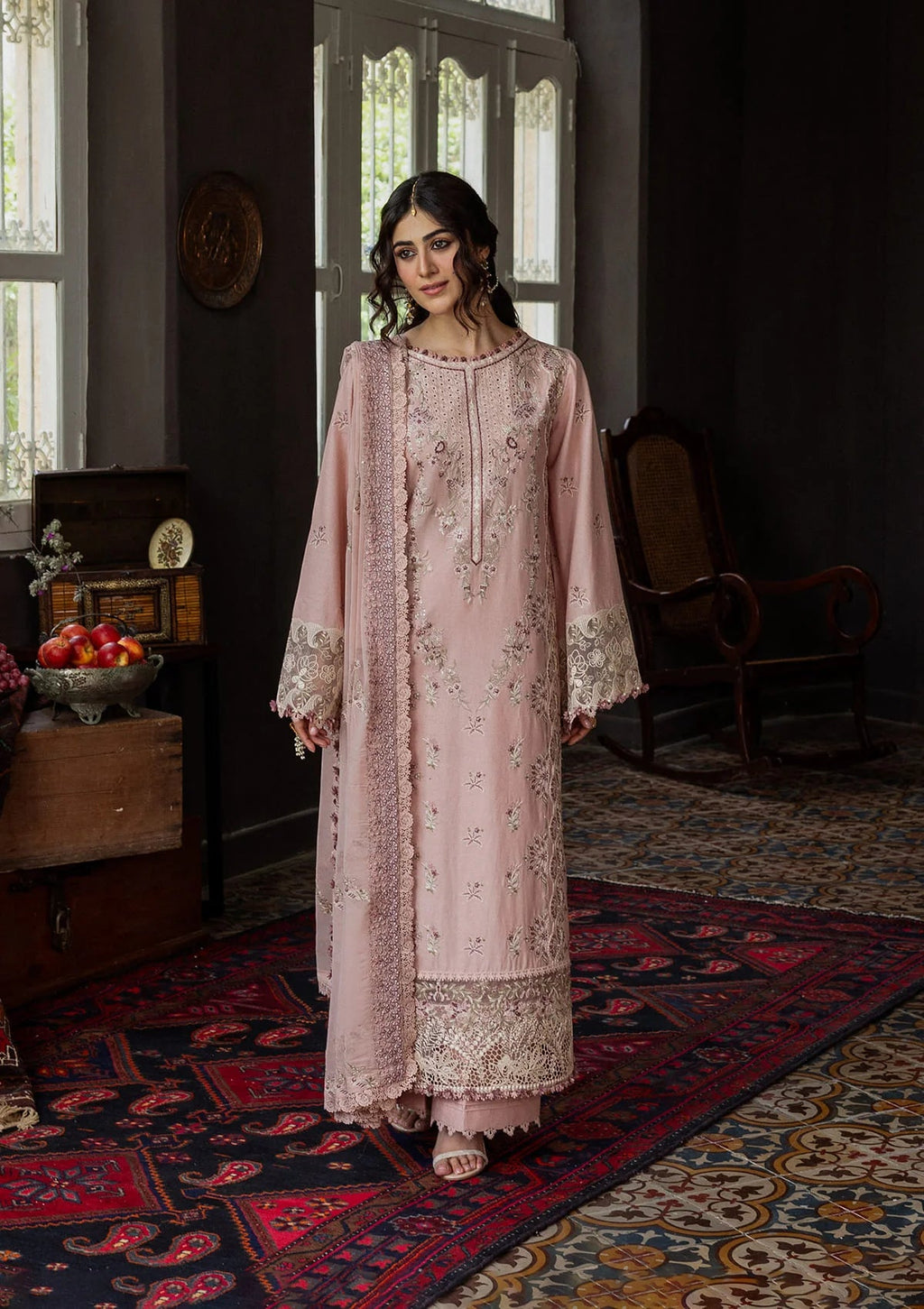 KAHF | ROSABELLE | UNSTITCHED LAWN 3PC