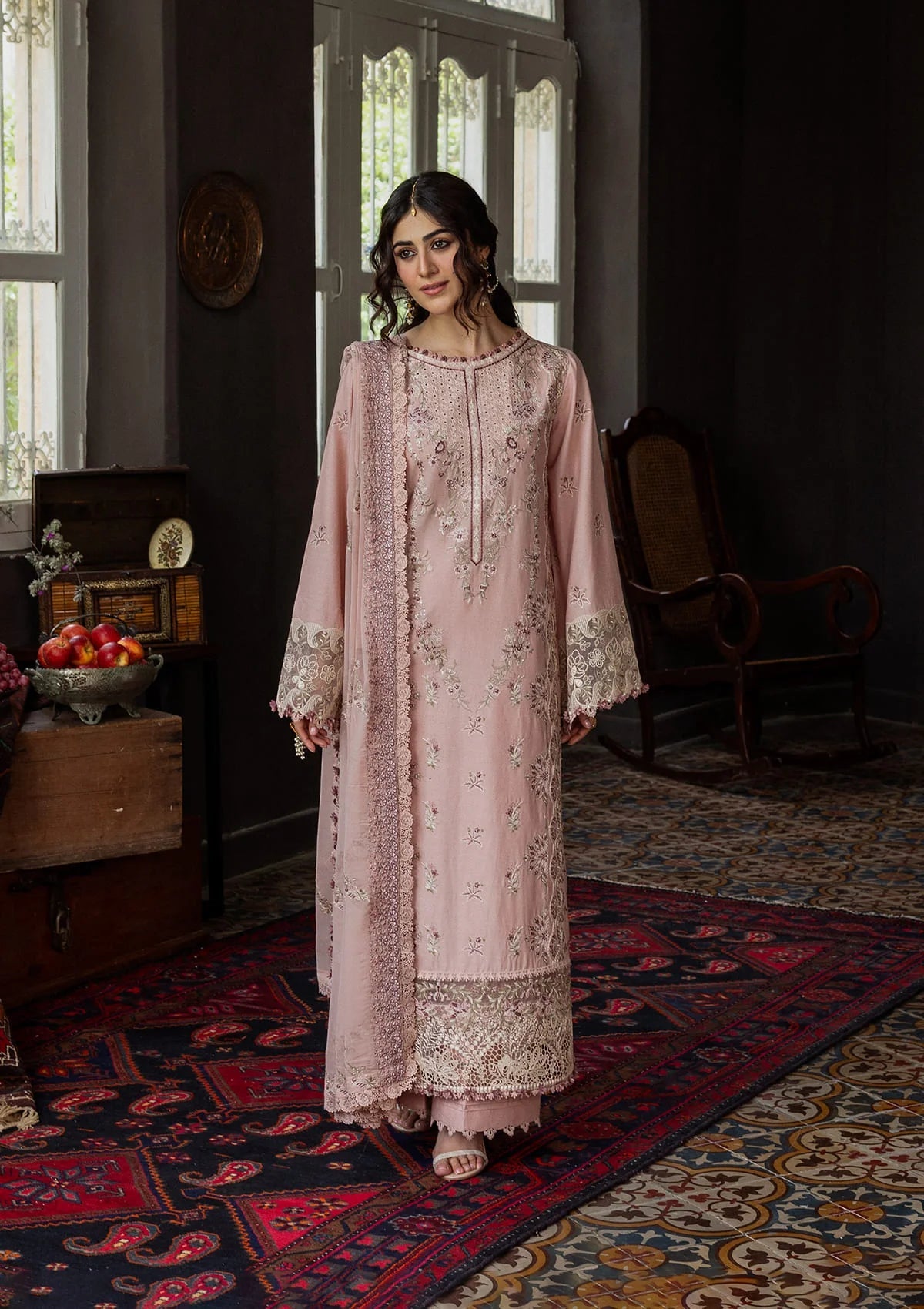 KAHF | ROSABELLE | UNSTITCHED LAWN 3PC