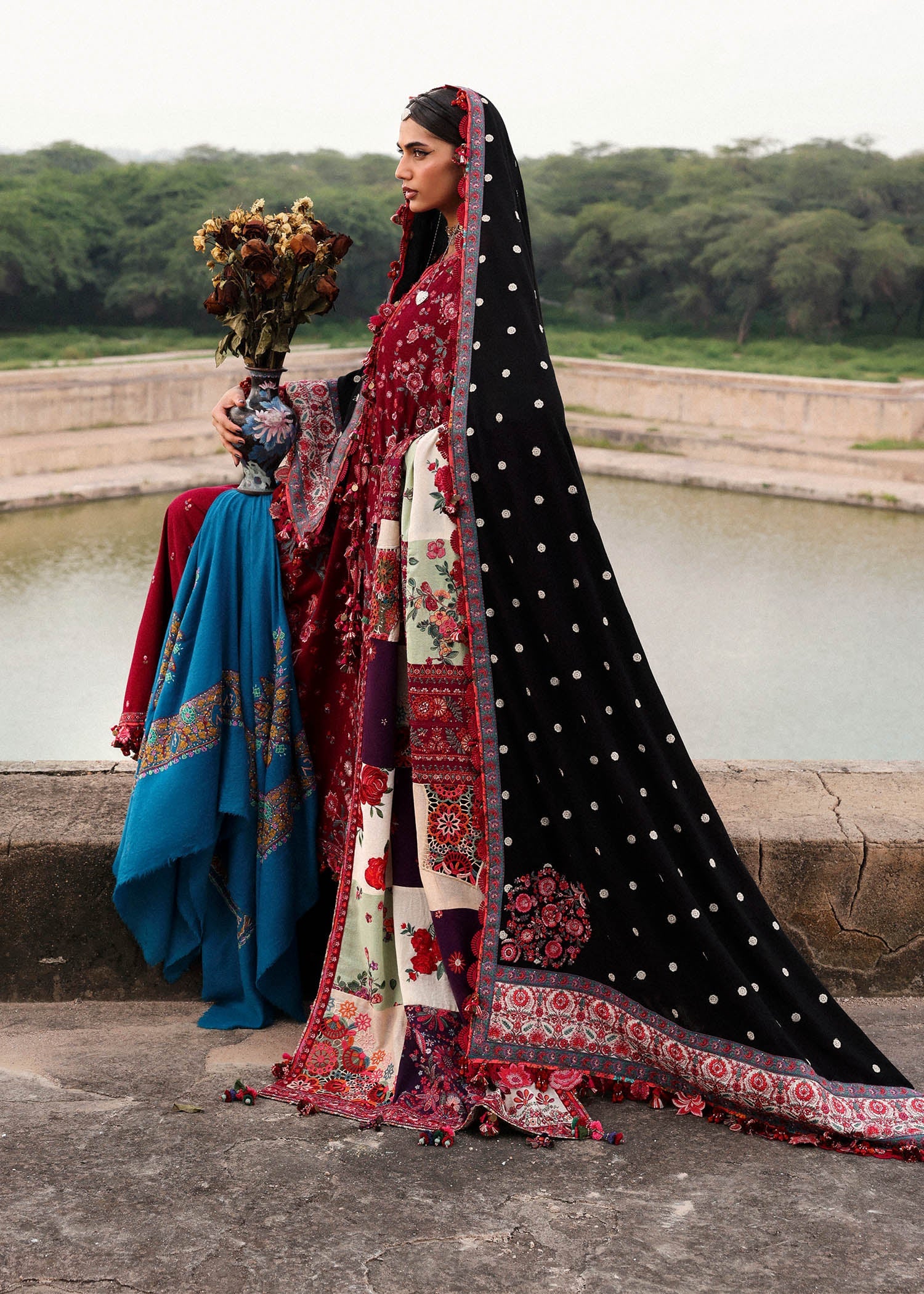 HUSSAIN REHAR | Pankhuri | UNSTITCHED LAWN 3PC