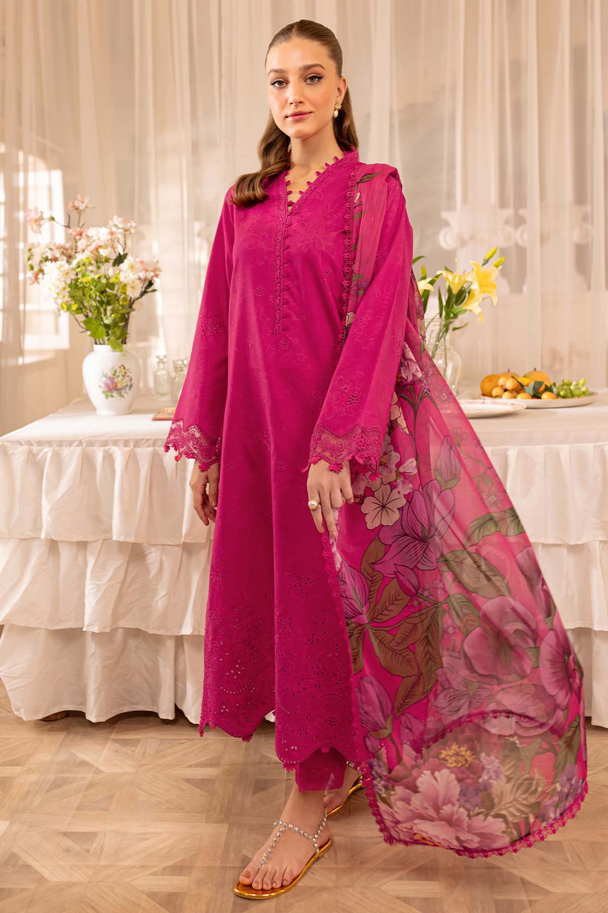 FARASHA | ASTER | UNSTITCHED LAWN 3PC