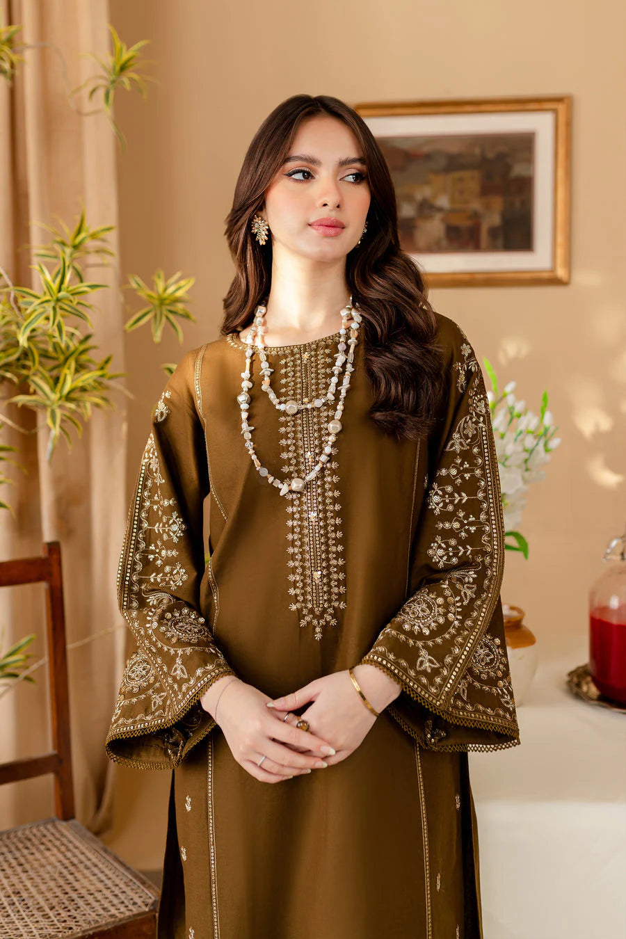 BATIK - 2PC LAWN EMBROIDERED SHIRT AND TROUSER