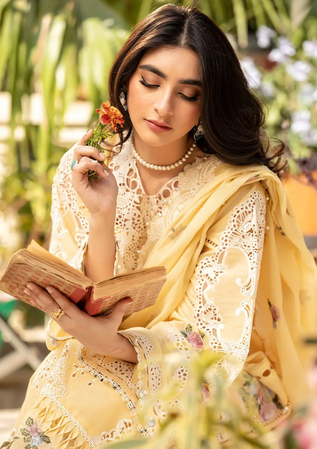 ELAF | ROSHNE | UNSTITCHED LAWN 3PC