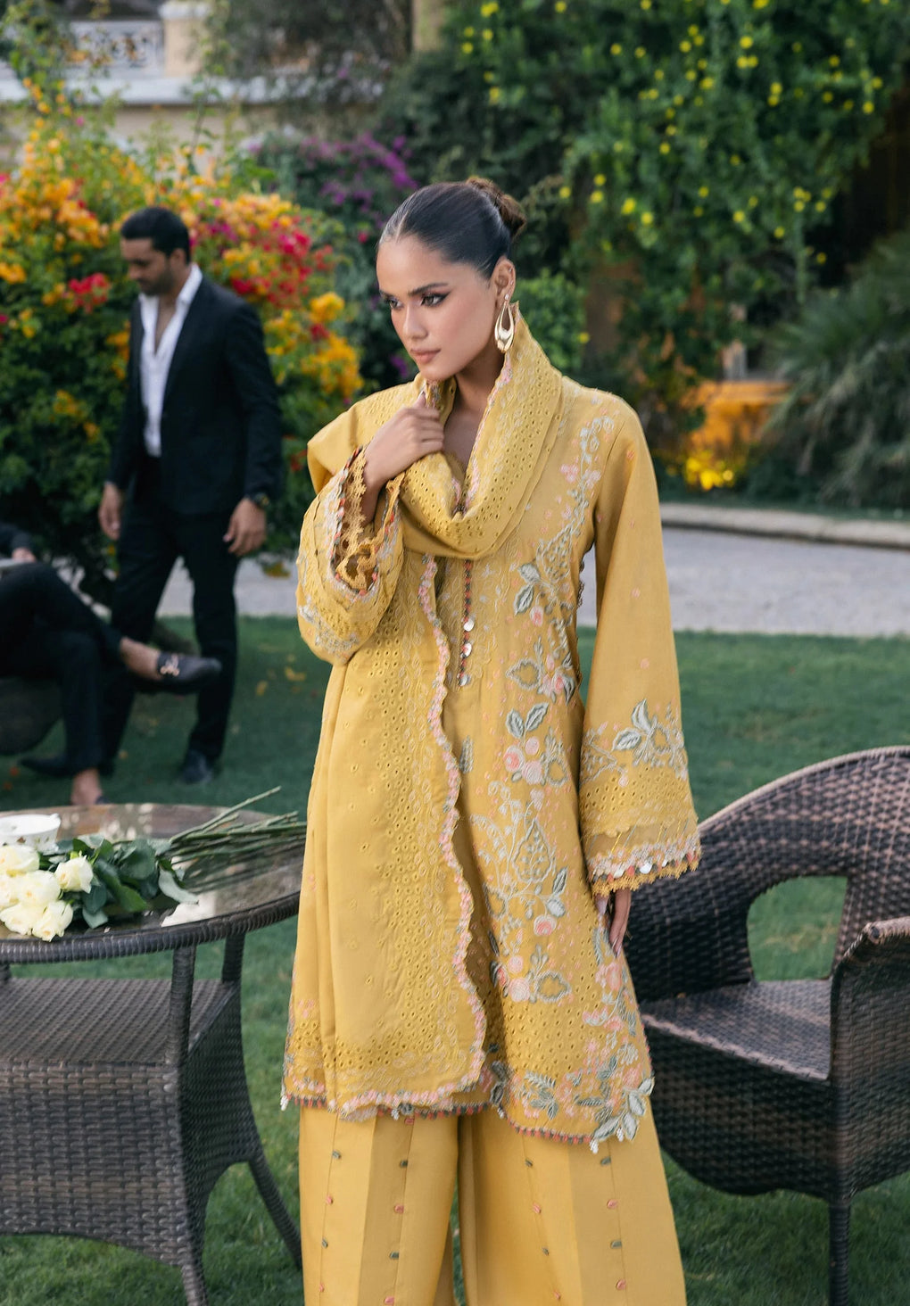 ELAF | GOLD | UNSTITCHED LAWN 3PC