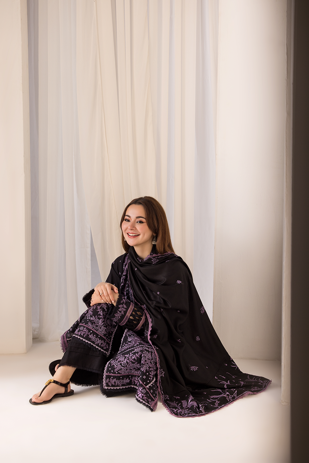 SOBIA NAZIR | UNSTITCHED LAWN EMBROIDERED 3PC
