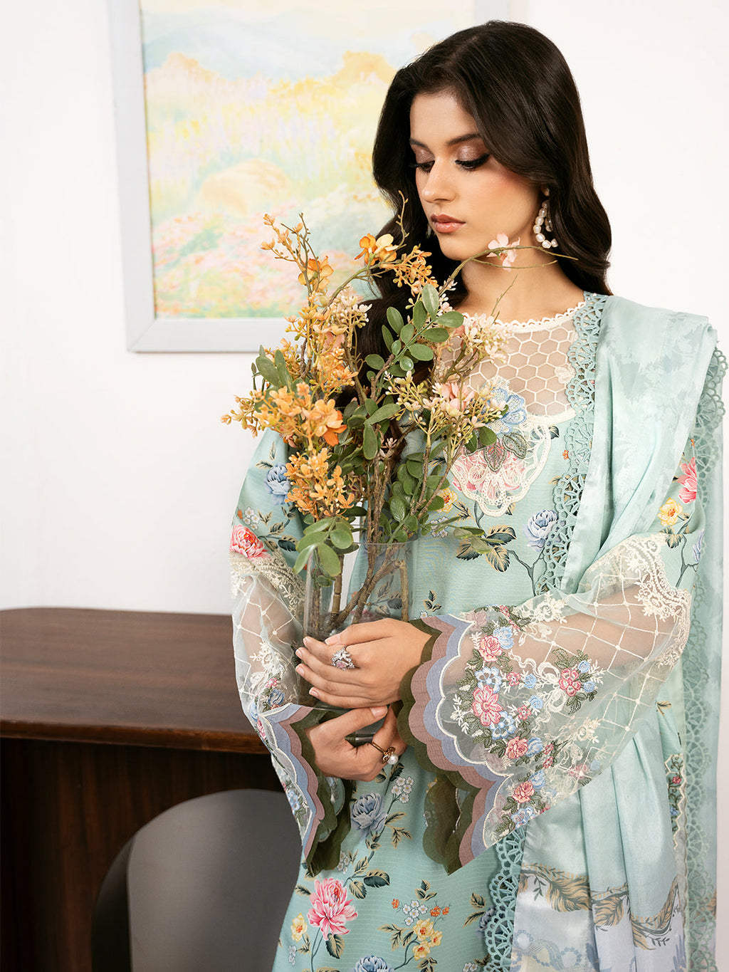 BIN ILYAS | UNSTITCHED SUMMER LAWN 3PC