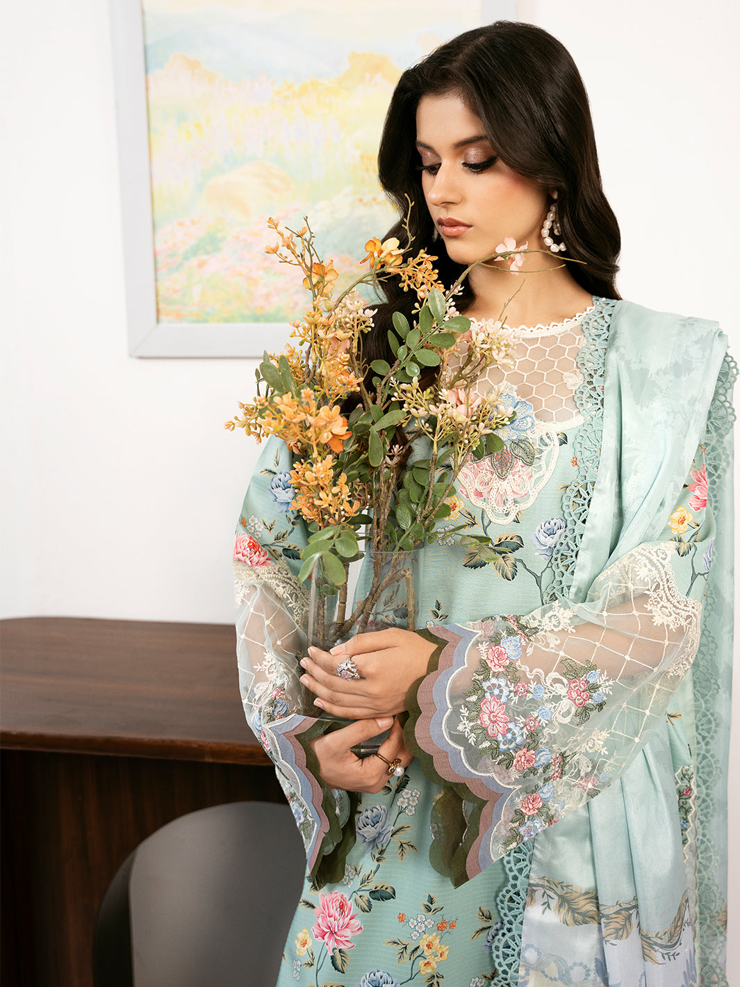 BIN ILYAS | UNSTITCHED SUMMER LAWN 3PC