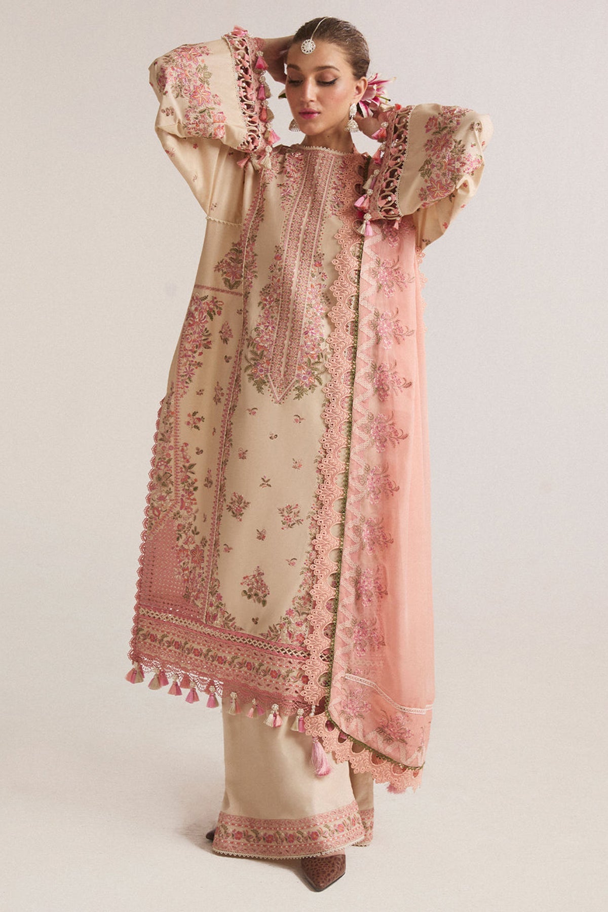 HUSSAIN REHAR | STILE | UNSTITCHED LAWN 3PC